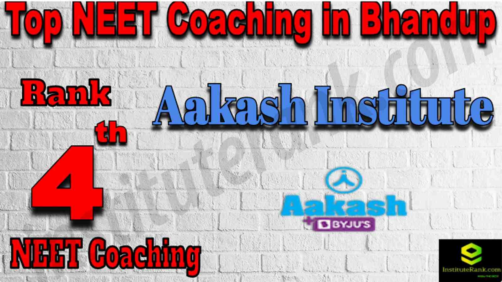 Rank 4 Top NEET Coaching in Bhandup