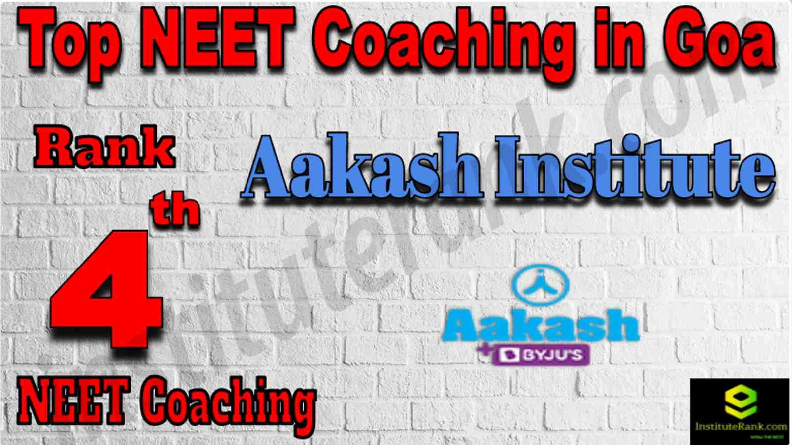 Rank 4 Top NEET Coaching in Goa