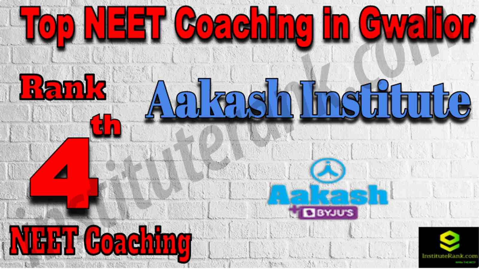 Rank 4 Top NEET Coaching in Gwalior