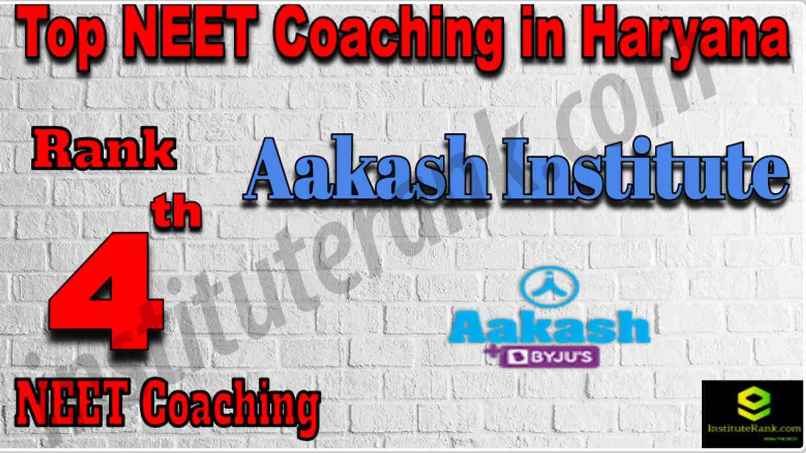 Rank 4 Top NEET Coaching in Haryana