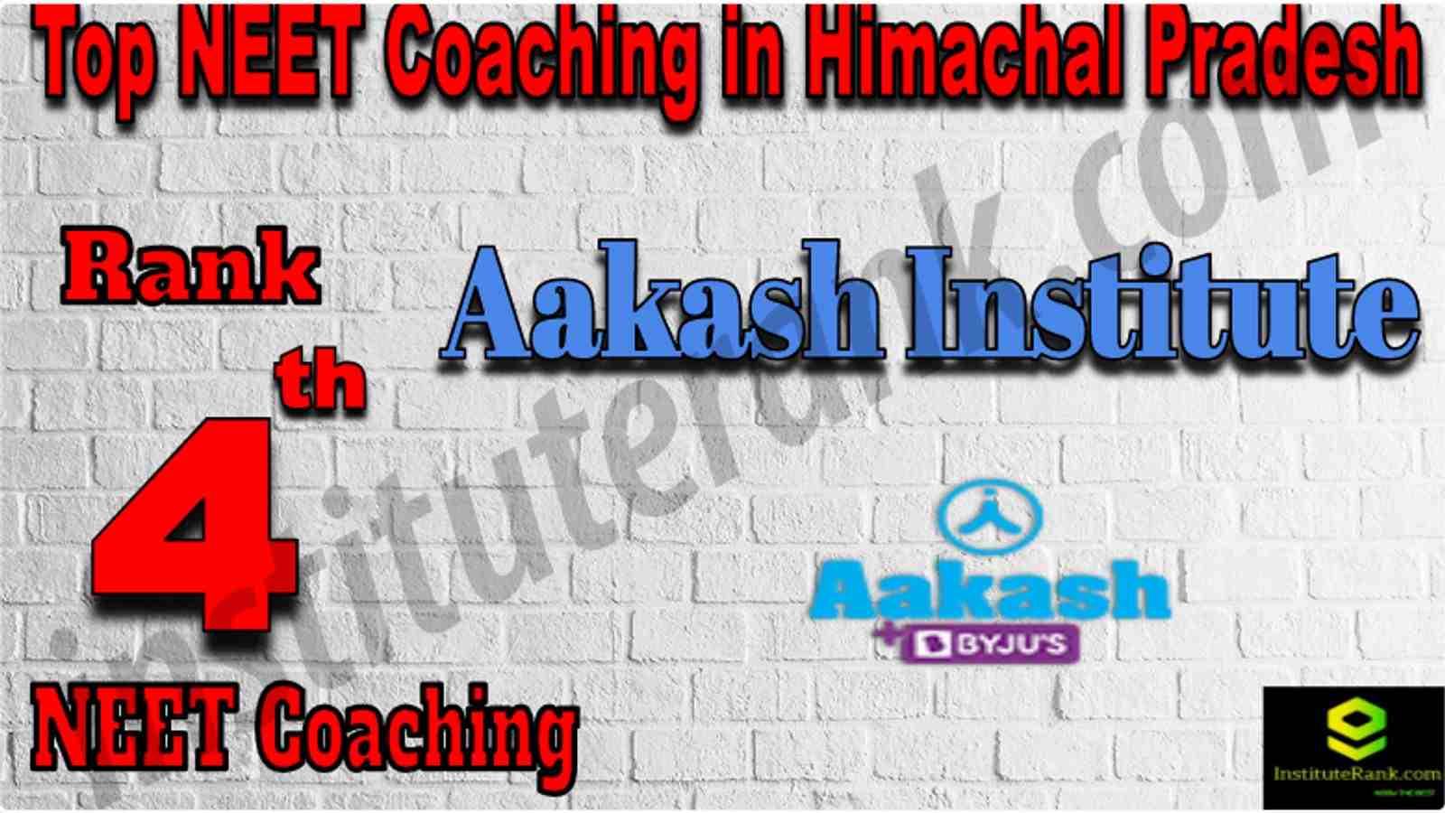 Rank 4 Top NEET Coaching in Himachal Pradesh