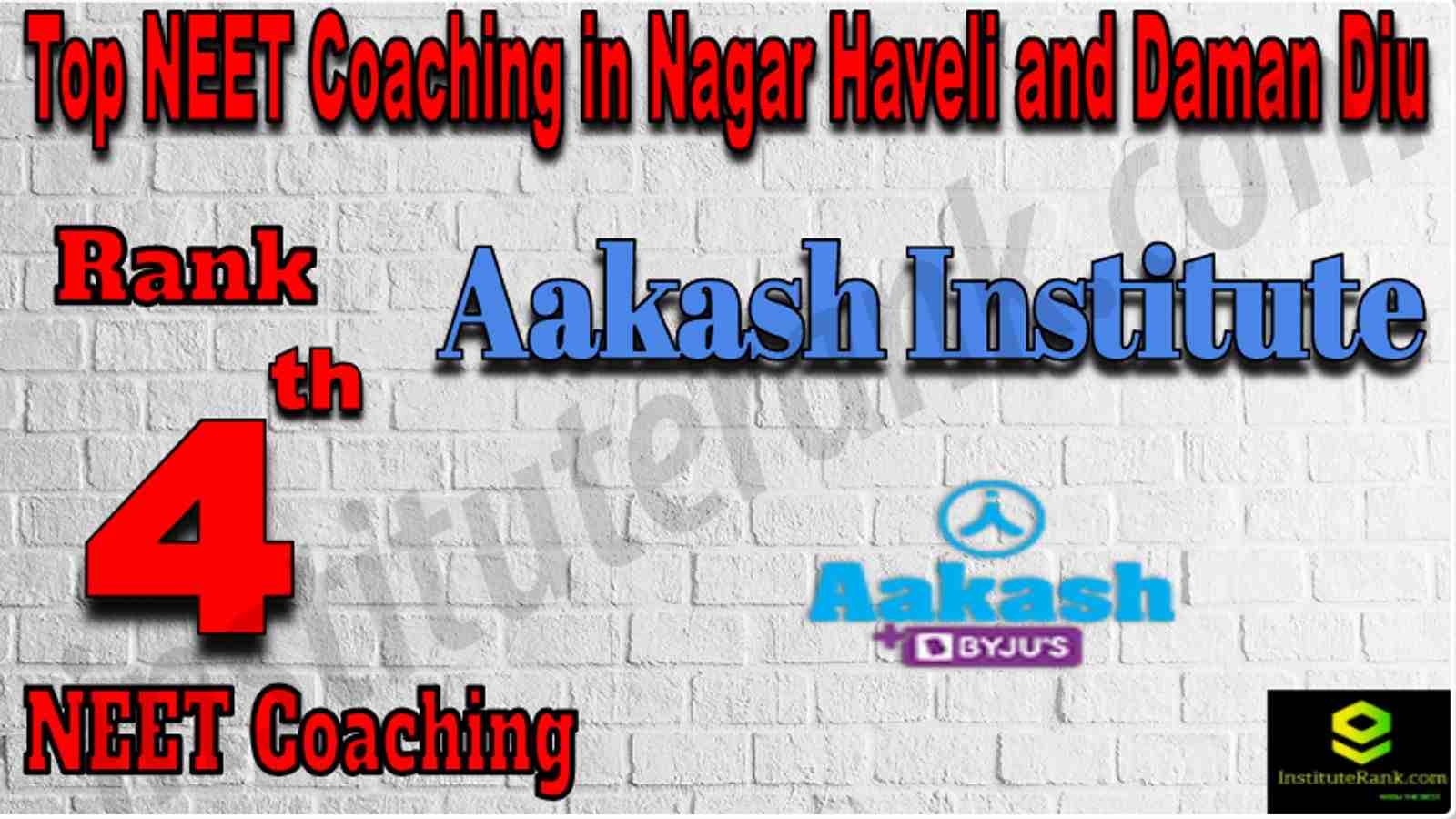 Rank 4 Top NEET Coaching in Nagar Haveli and Daman Diu