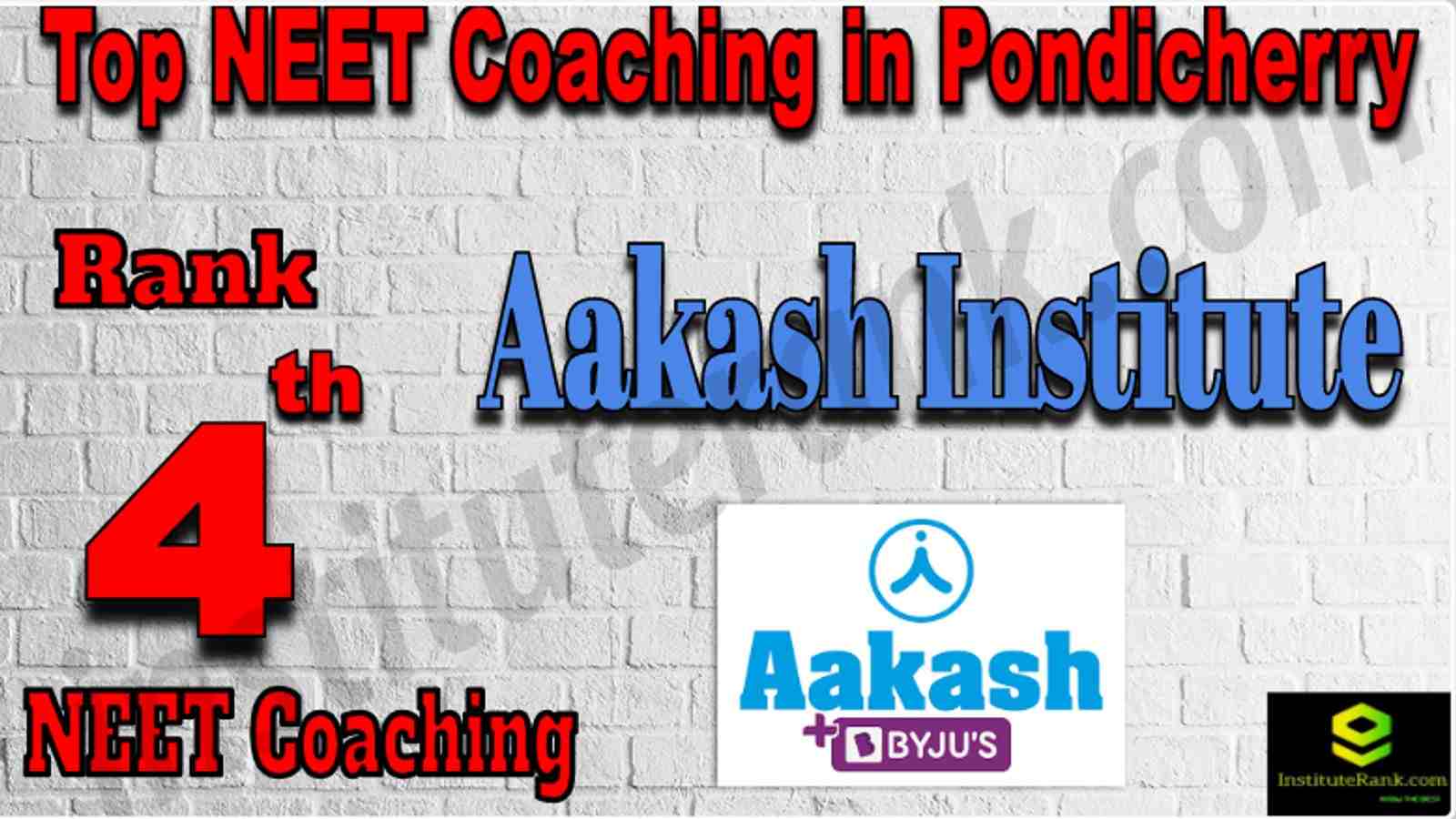 Rank 4 Top NEET Coaching in Pondicherry