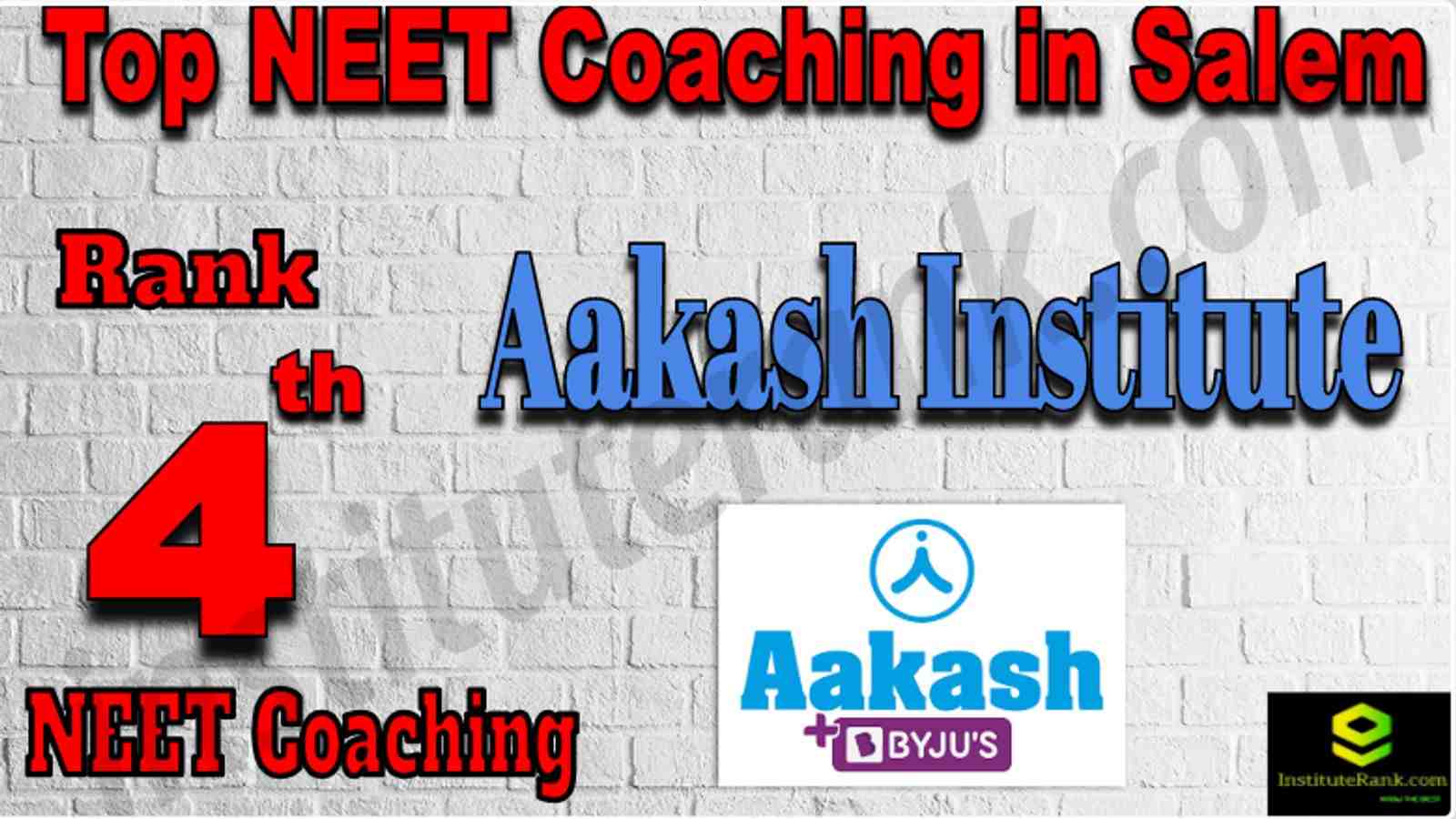 Rank 4 Top NEET Coaching in Salem