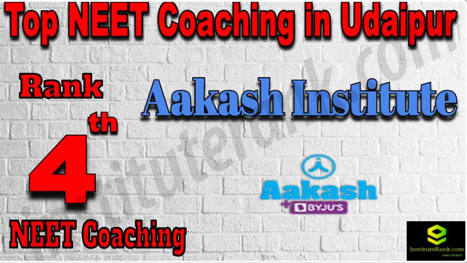 Rank 4 Top NEET Coaching in Udaipur