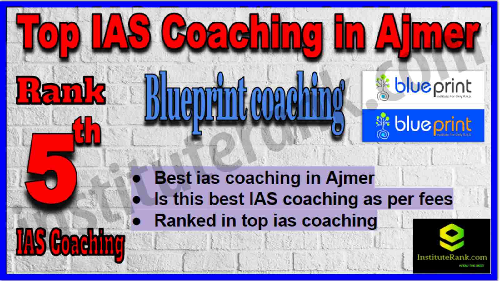 Rank 5 Top IAS Coaching in Ajmer Rank 5 Top IAS Coaching in Ajmer