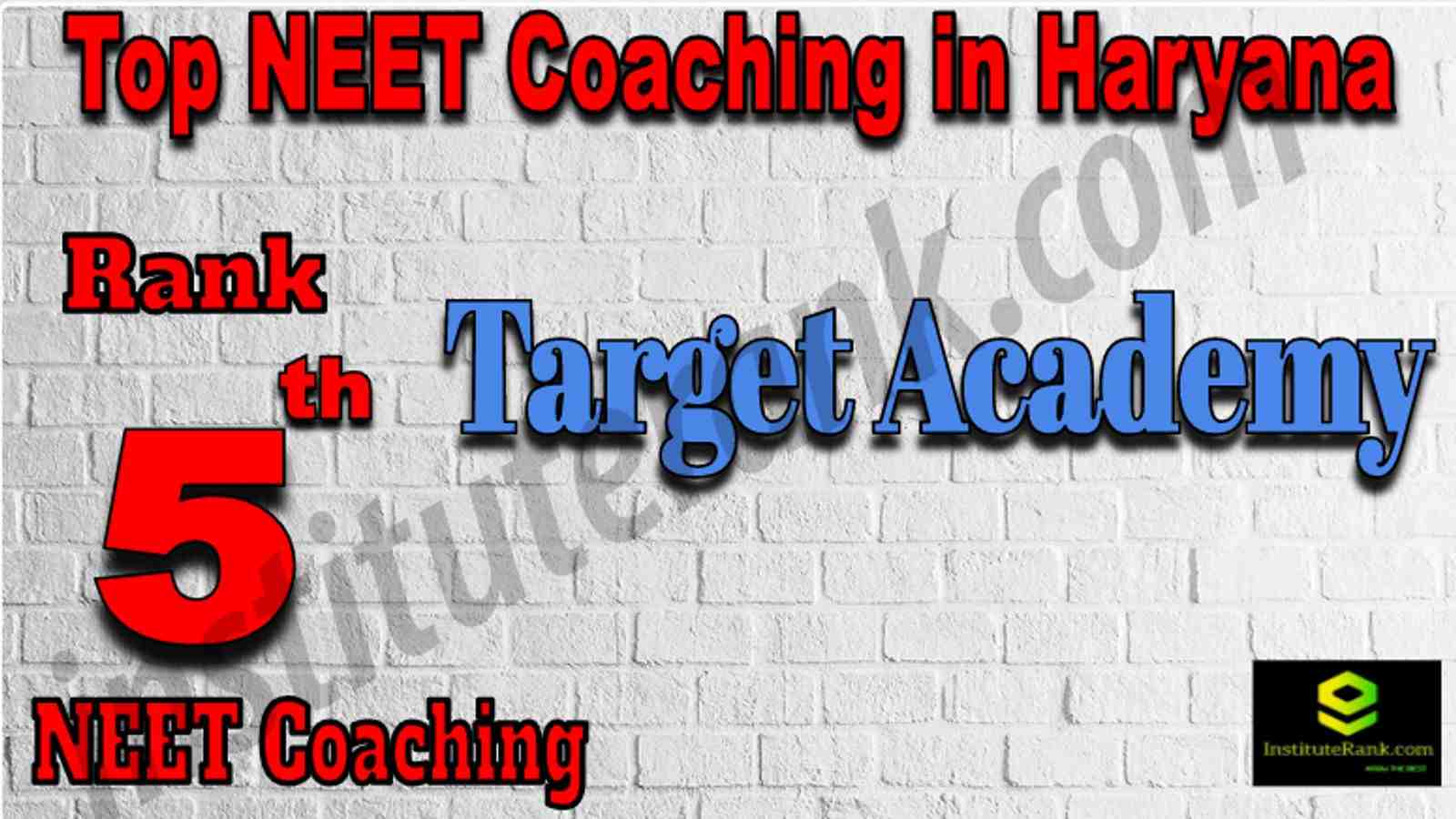 Rank 5 Top NEET Coaching in Haryana