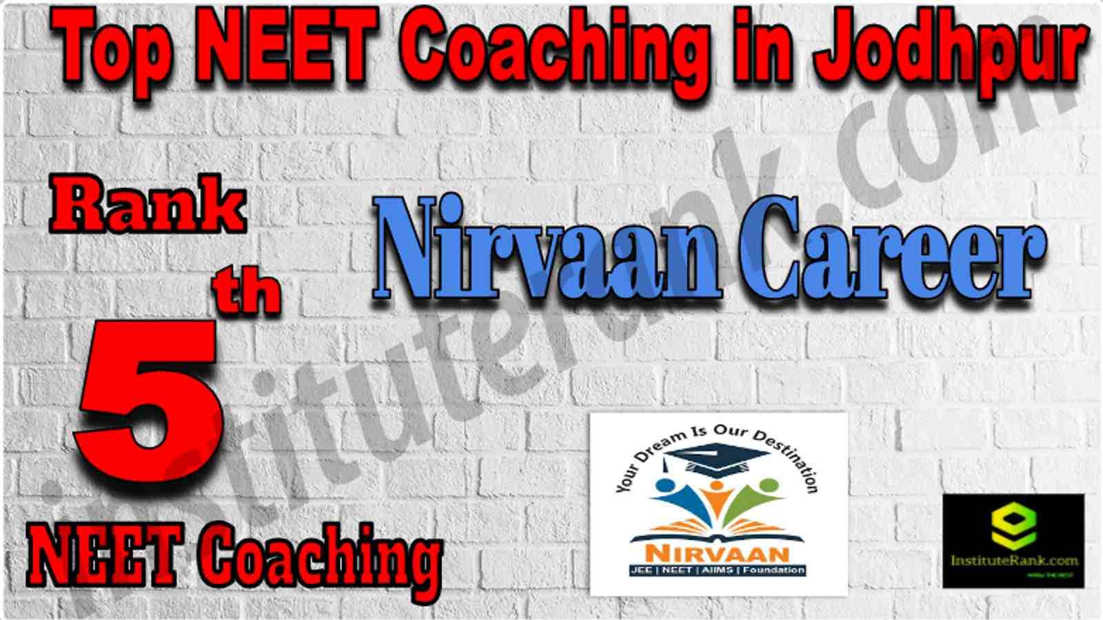 Rank 5 Top NEET Coaching in Jodhpur