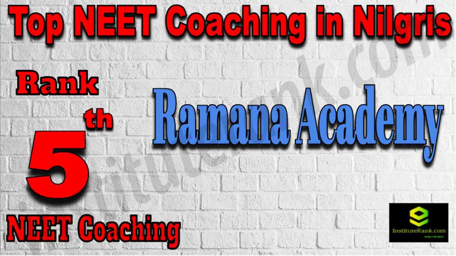 Rank 5 Top NEET Coaching in Nilgiris