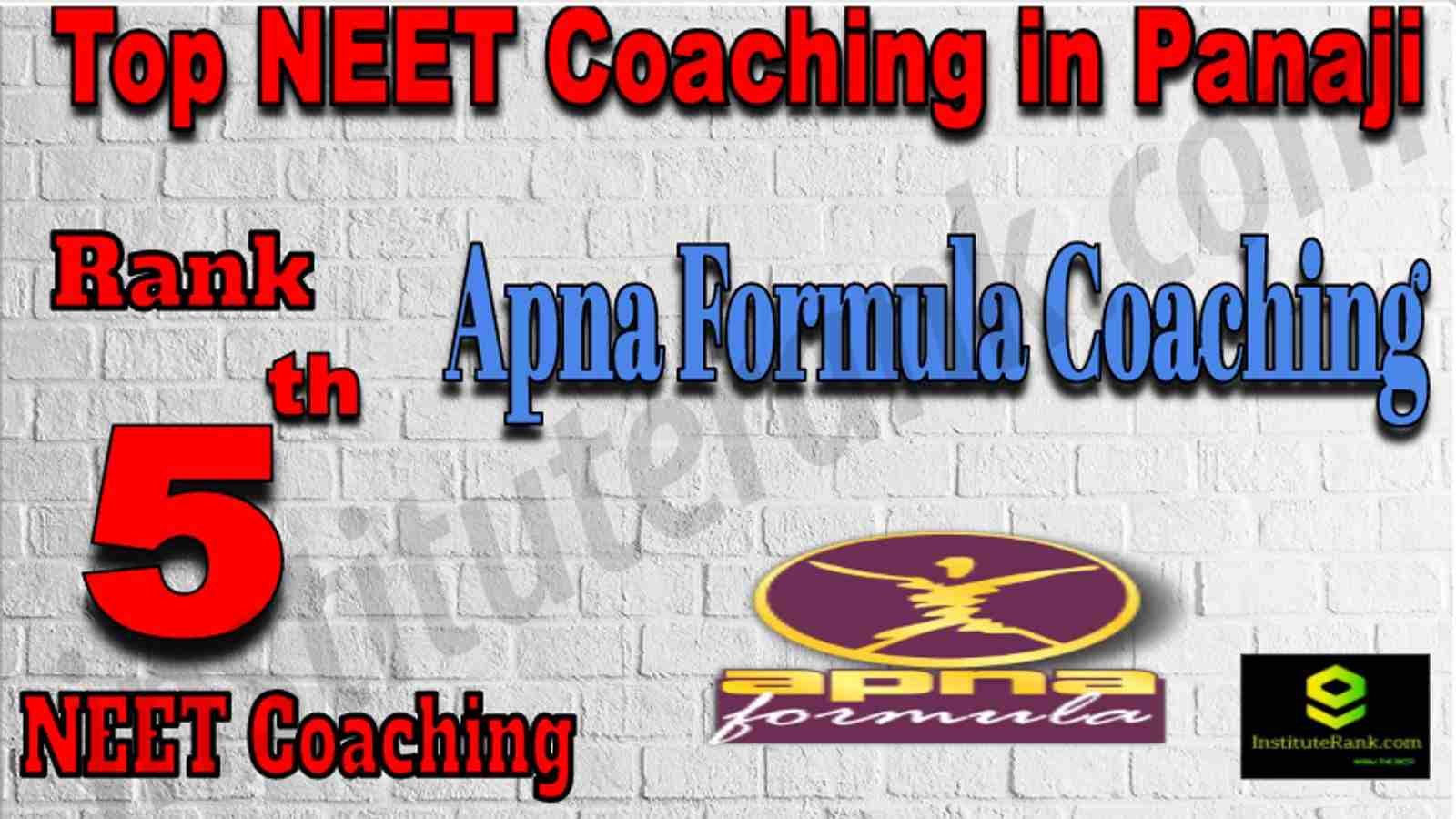 Rank 5 Top NEET Coaching in Panaji