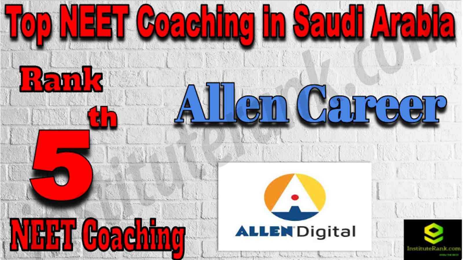 Rank 5 Top NEET Coaching in Saudi Arabia