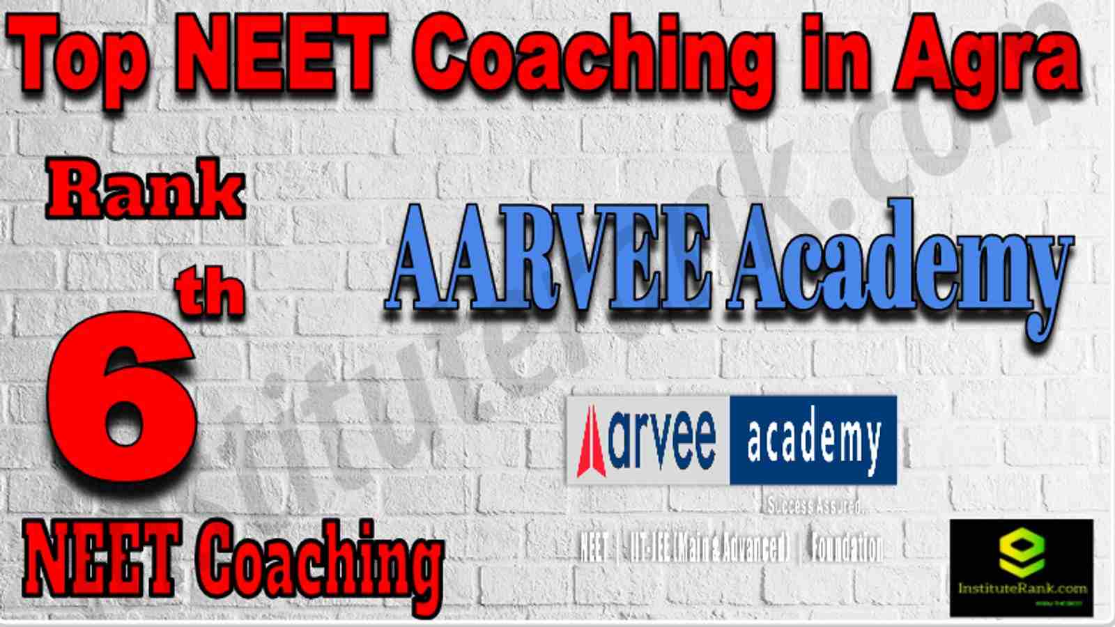 Rank 6 Top NEET Coaching in Agra