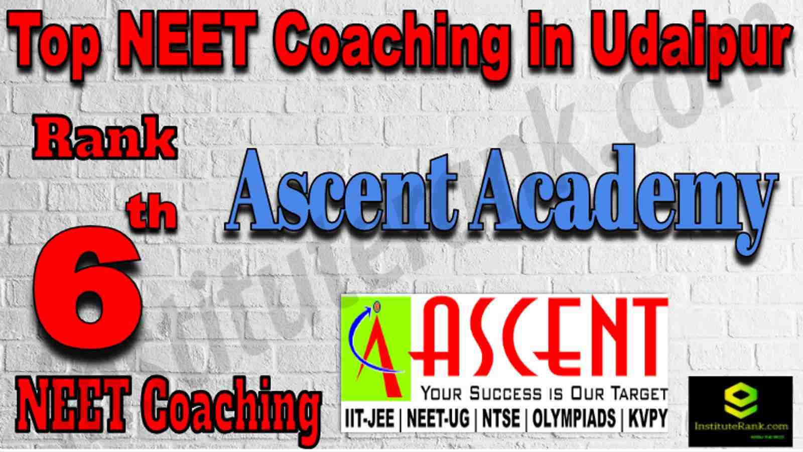 Rank 6 Top NEET Coaching in Udaipur
