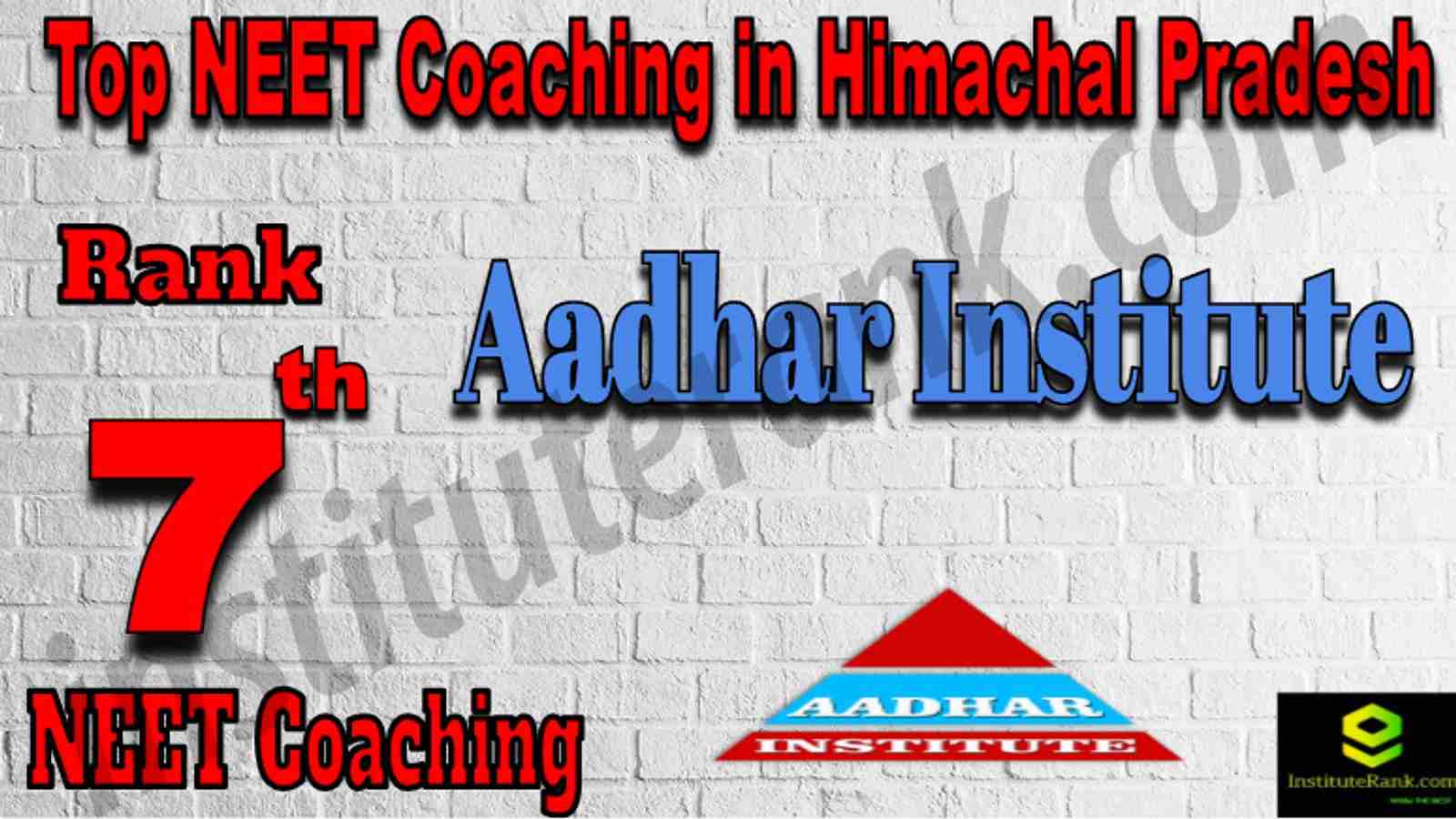 Rank 7 Top NEET Coaching in Himachal Pradesh
