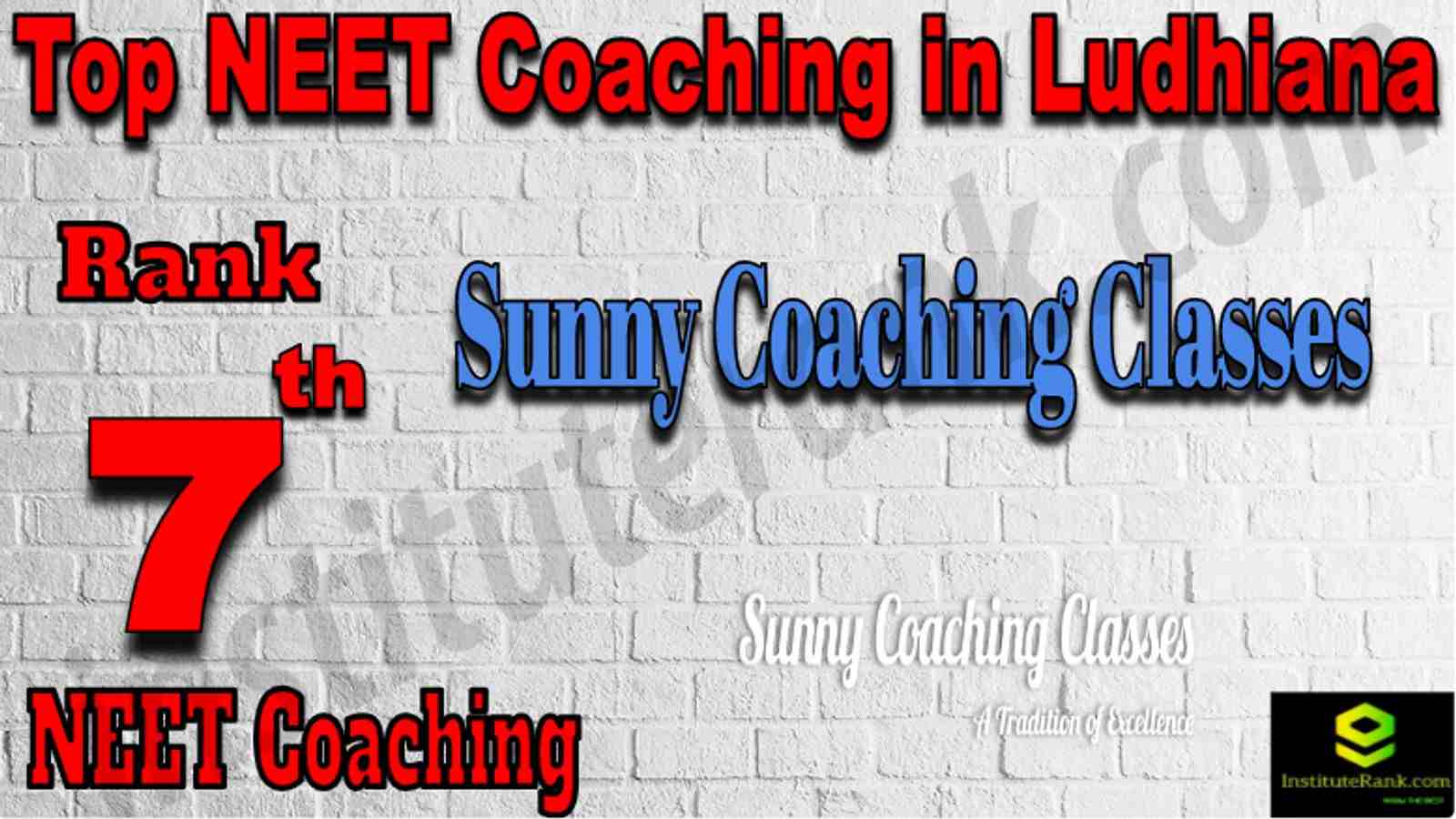 Rank 7 Top NEET Coaching in Ludhiana