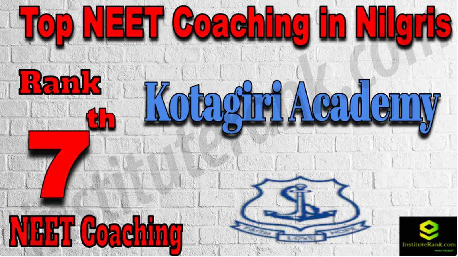 Rank 7 Top NEET Coaching in Nilgiris