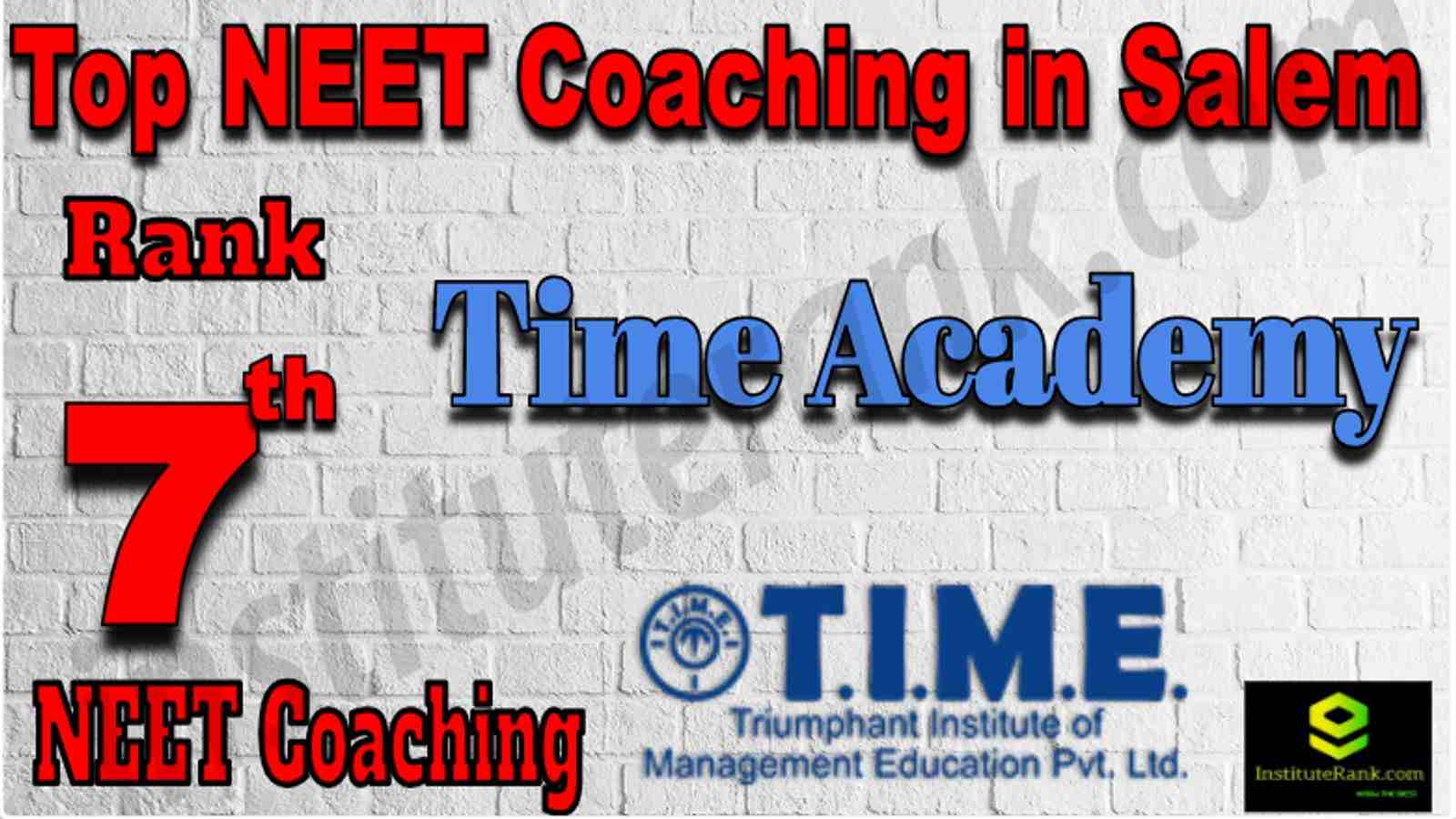 Rank 7 Top NEET Coaching in Salem
