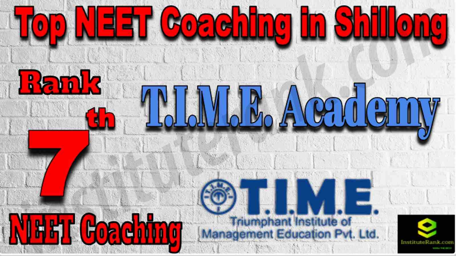 Rank 7 Top NEET Coaching in Shillong