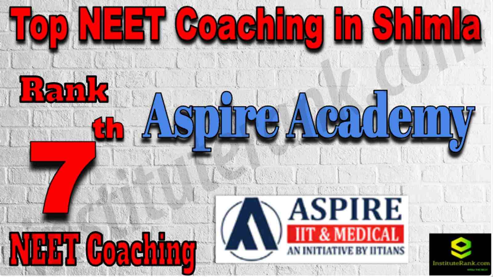 Rank 7 Top NEET Coaching in Shimla