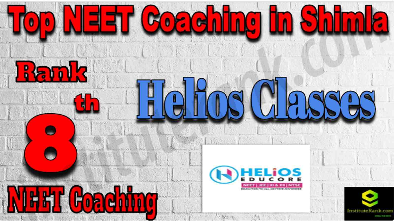 Rank 8 Top NEET Coaching in Shimla