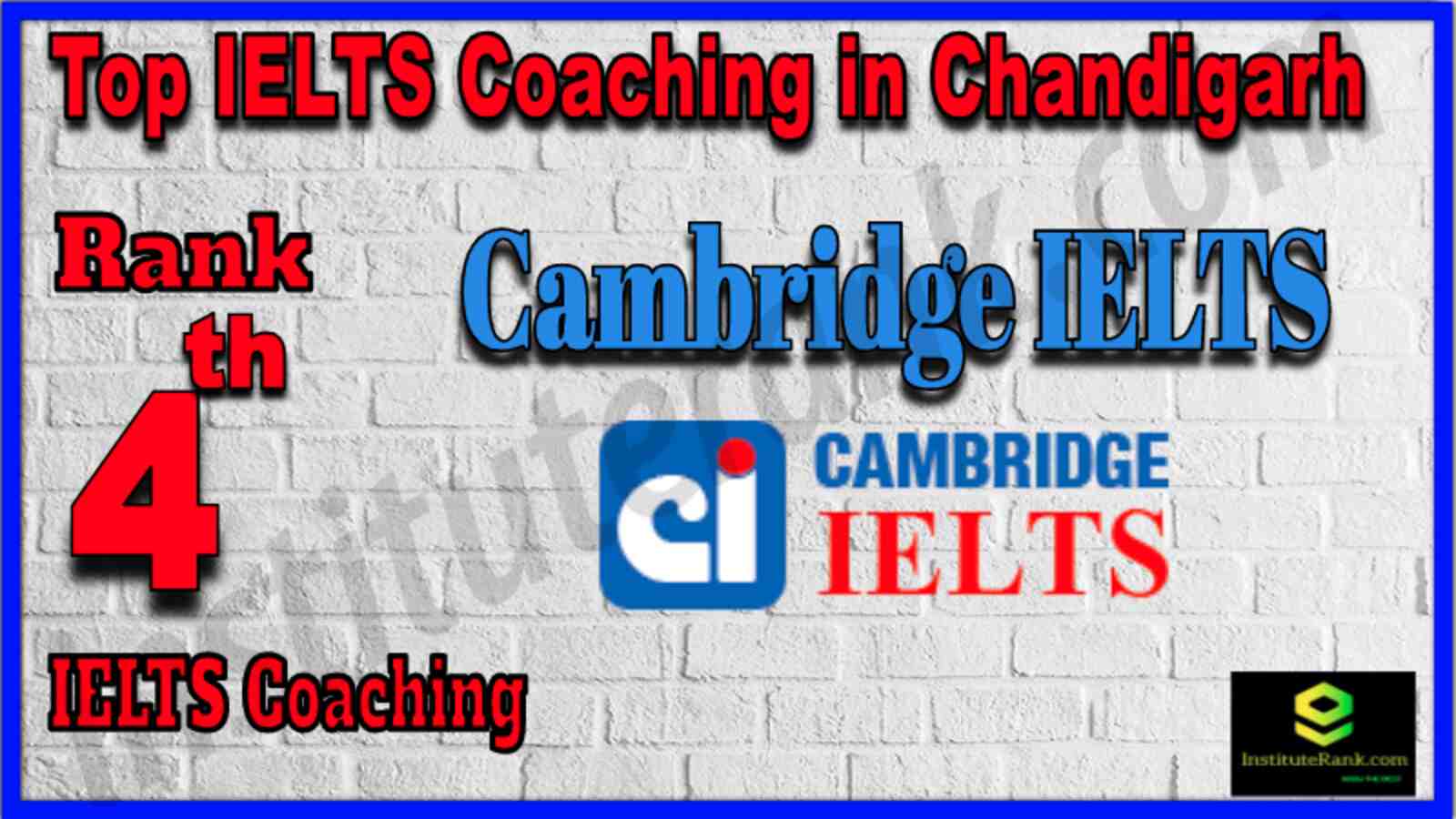 4th Best IELTS Coaching in Chandigarh