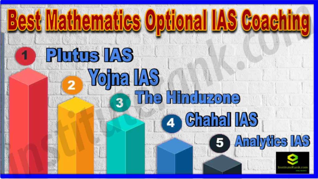 Best Mathematics Optional IAS Coachings