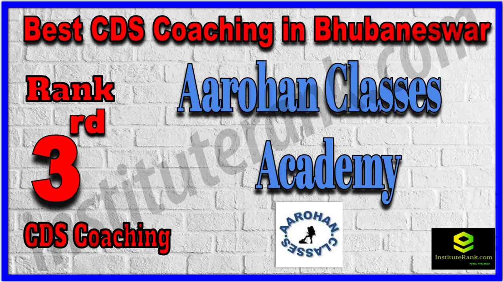 Rank 3 Best CDS Coaching in Bhubaneswar