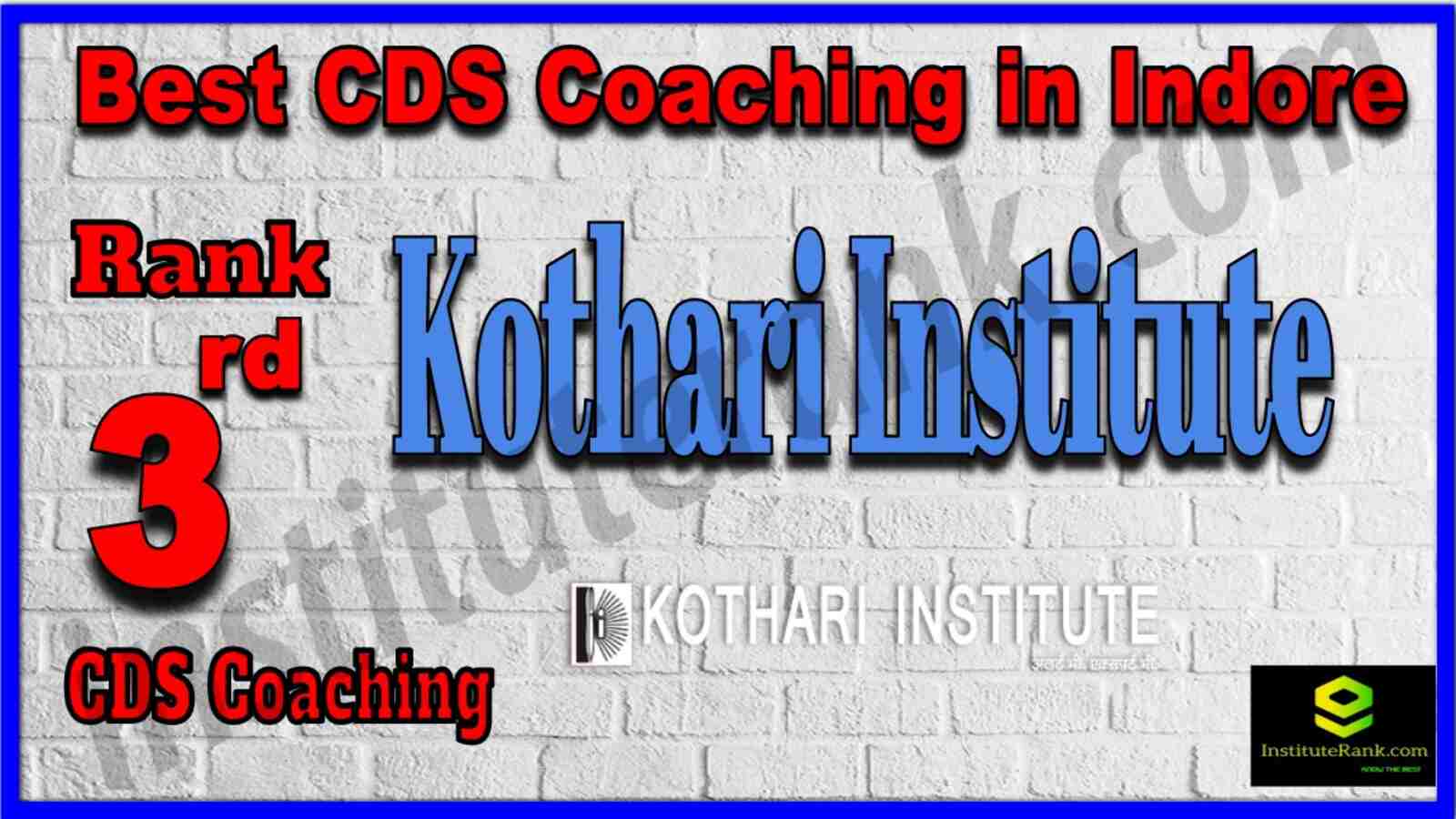 Rank 3 Best CDS Coaching in Indore