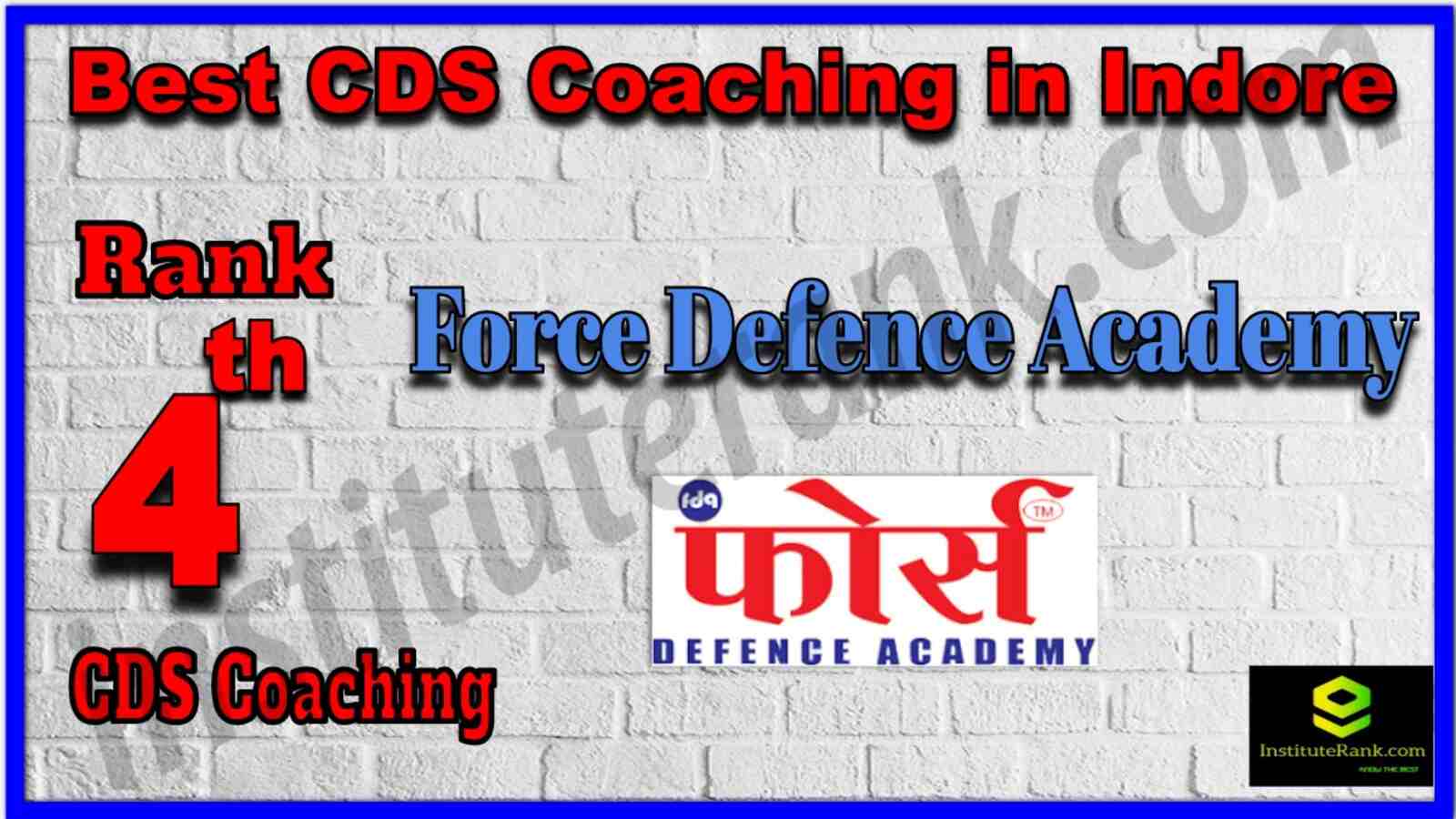 Rank 4 Best CDS Coaching in Indore
