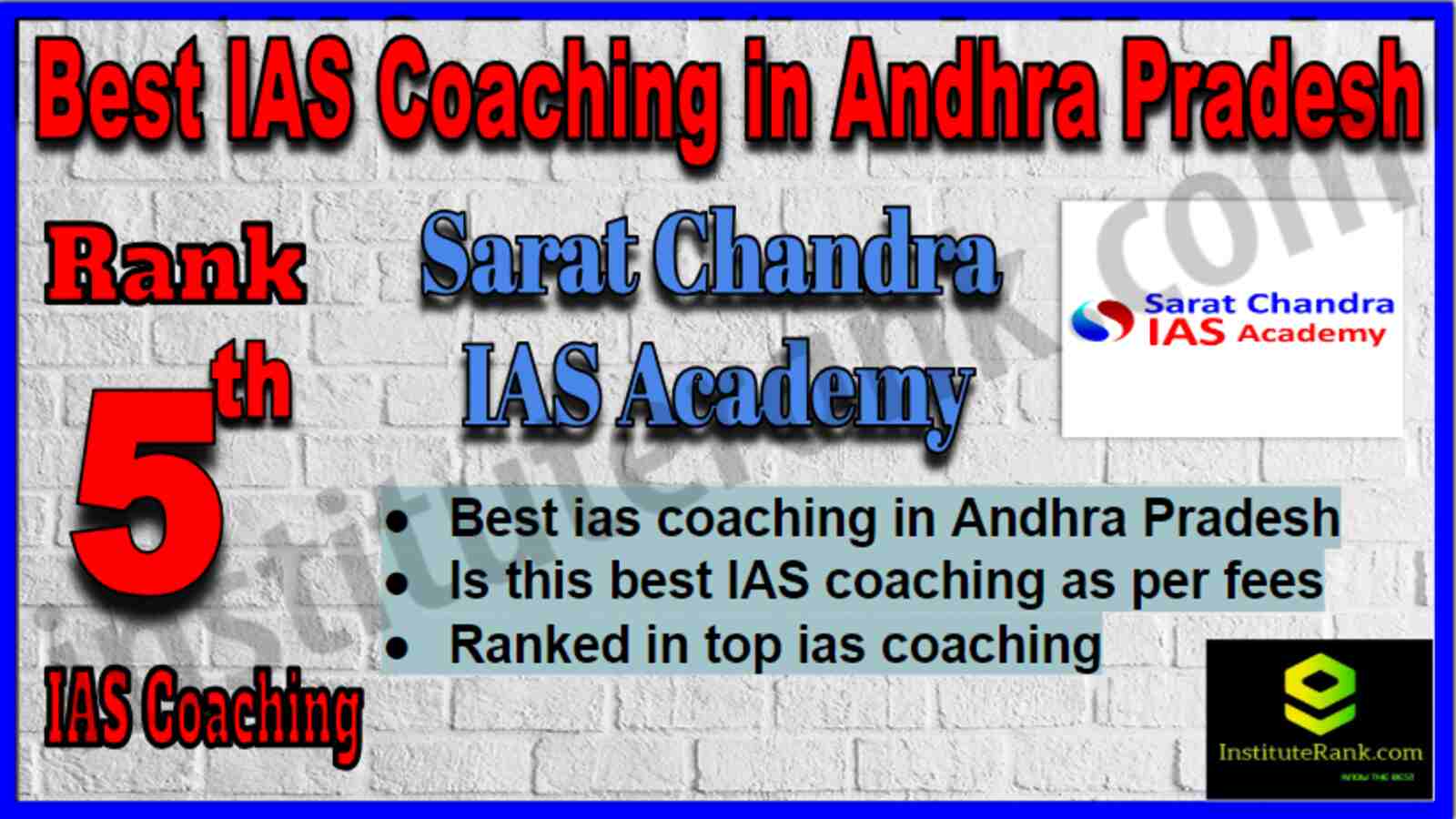 Rank 5 Best IAS Coaching in Andhra Pradesh Rank 5 Best IAS Coaching in Andhra Pradesh