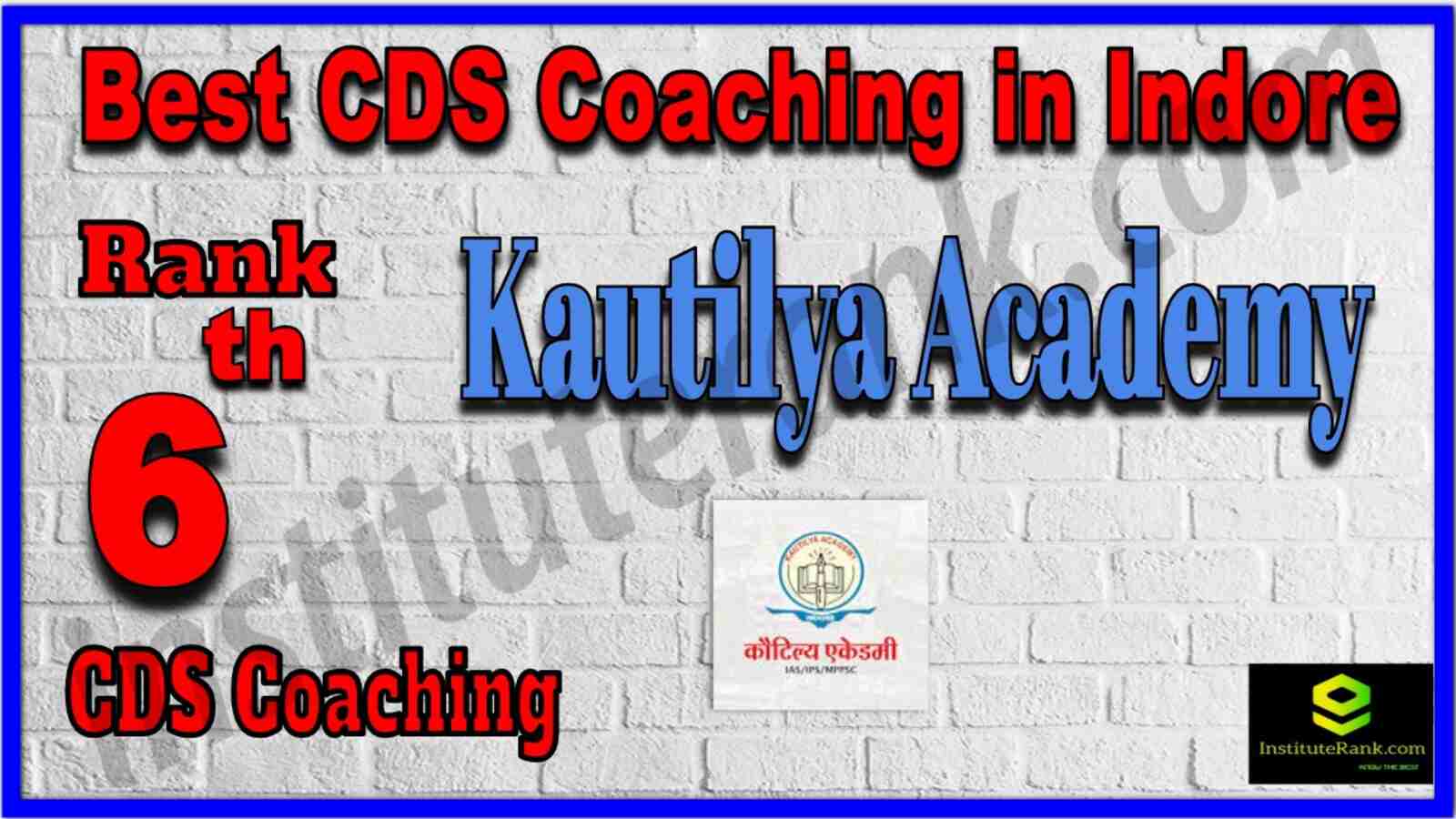 Rank 6 Best CDS Coaching in Indore