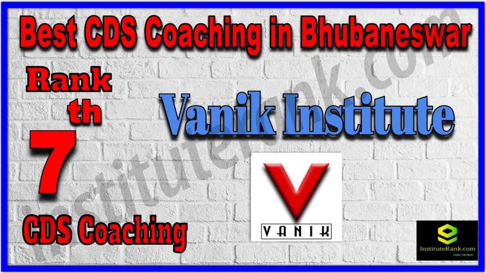 Rank 7 Best CDS Coaching in Bhubaneswar