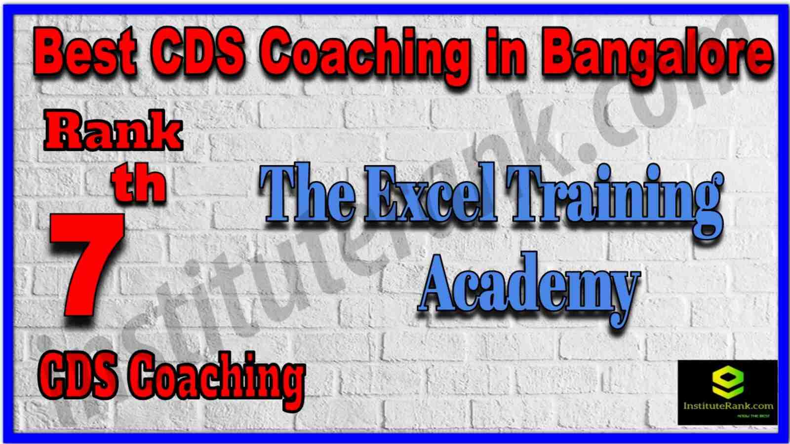 Rank 7 Top CDS Coaching in Bangalore