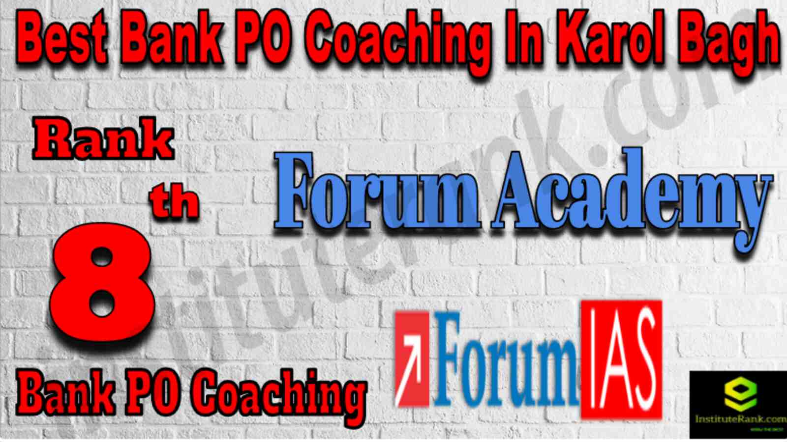 Rank 8 Best Bank PO Coaching in Karol Bagh.PNG