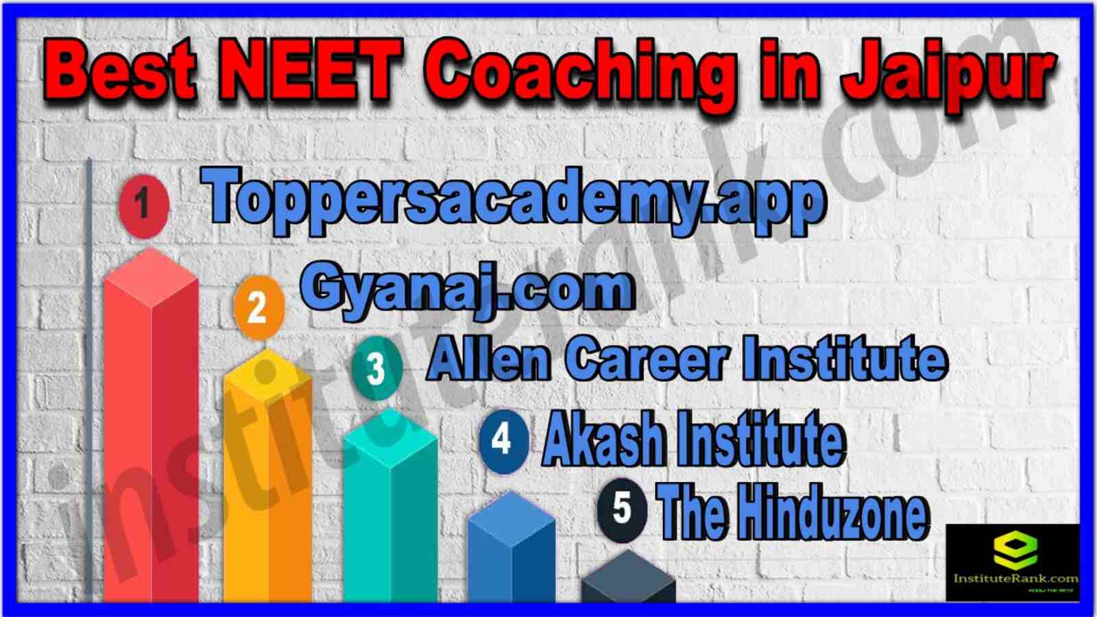 Best 10 NEET Coaching in Jaipur