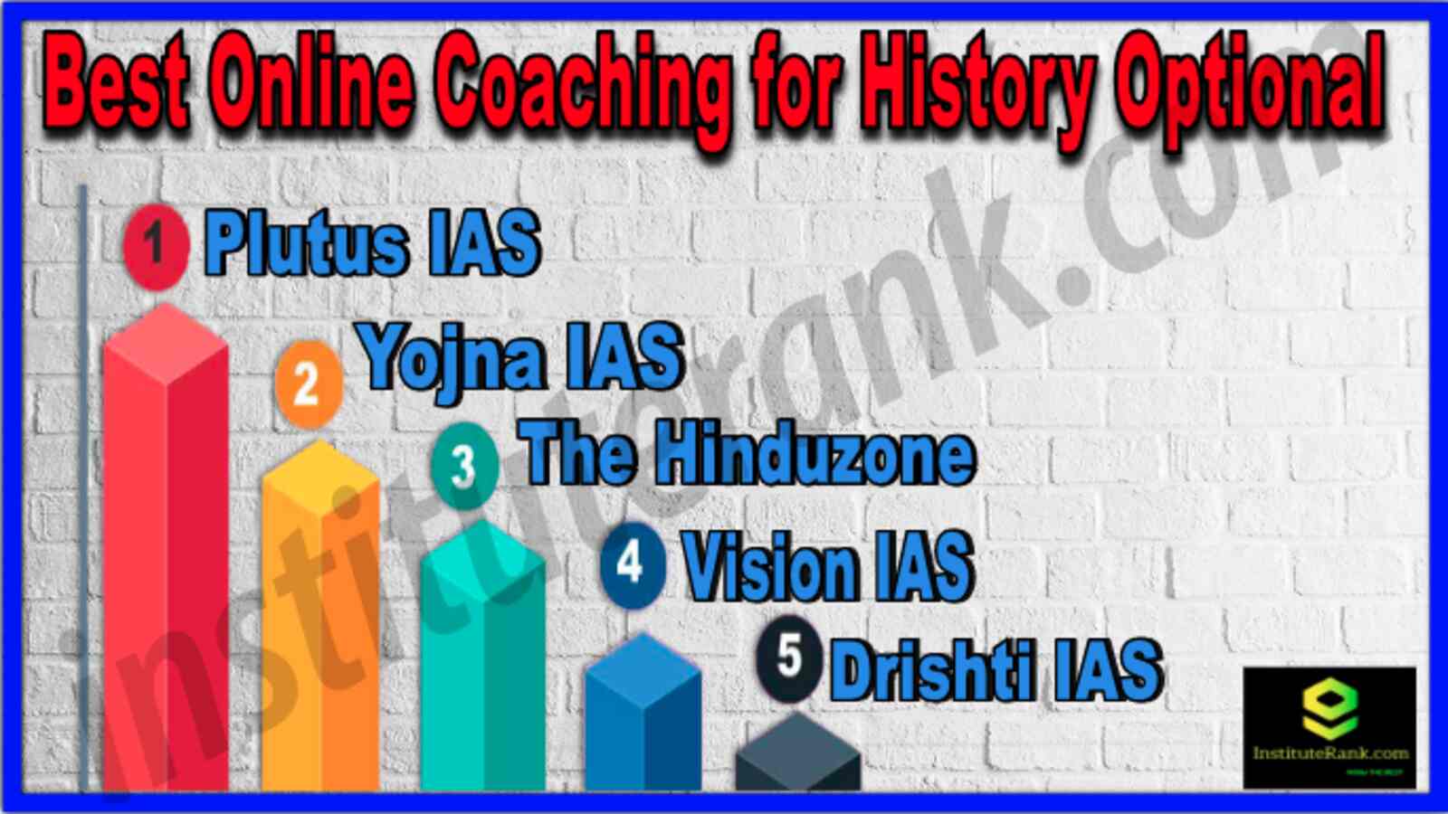 Best Online Coaching for History Optional