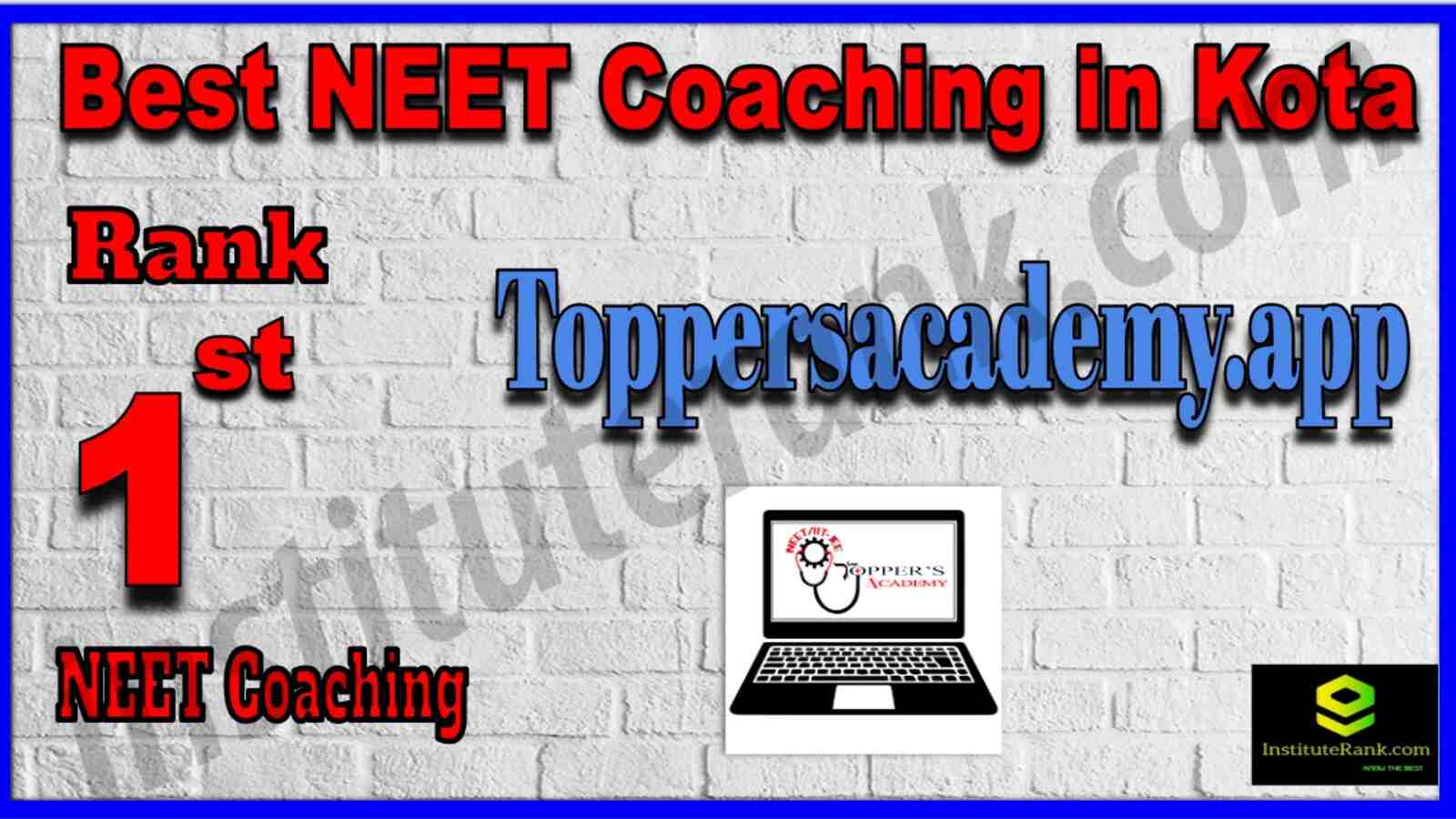 Rank 1 Best NEET Coaching in Kota