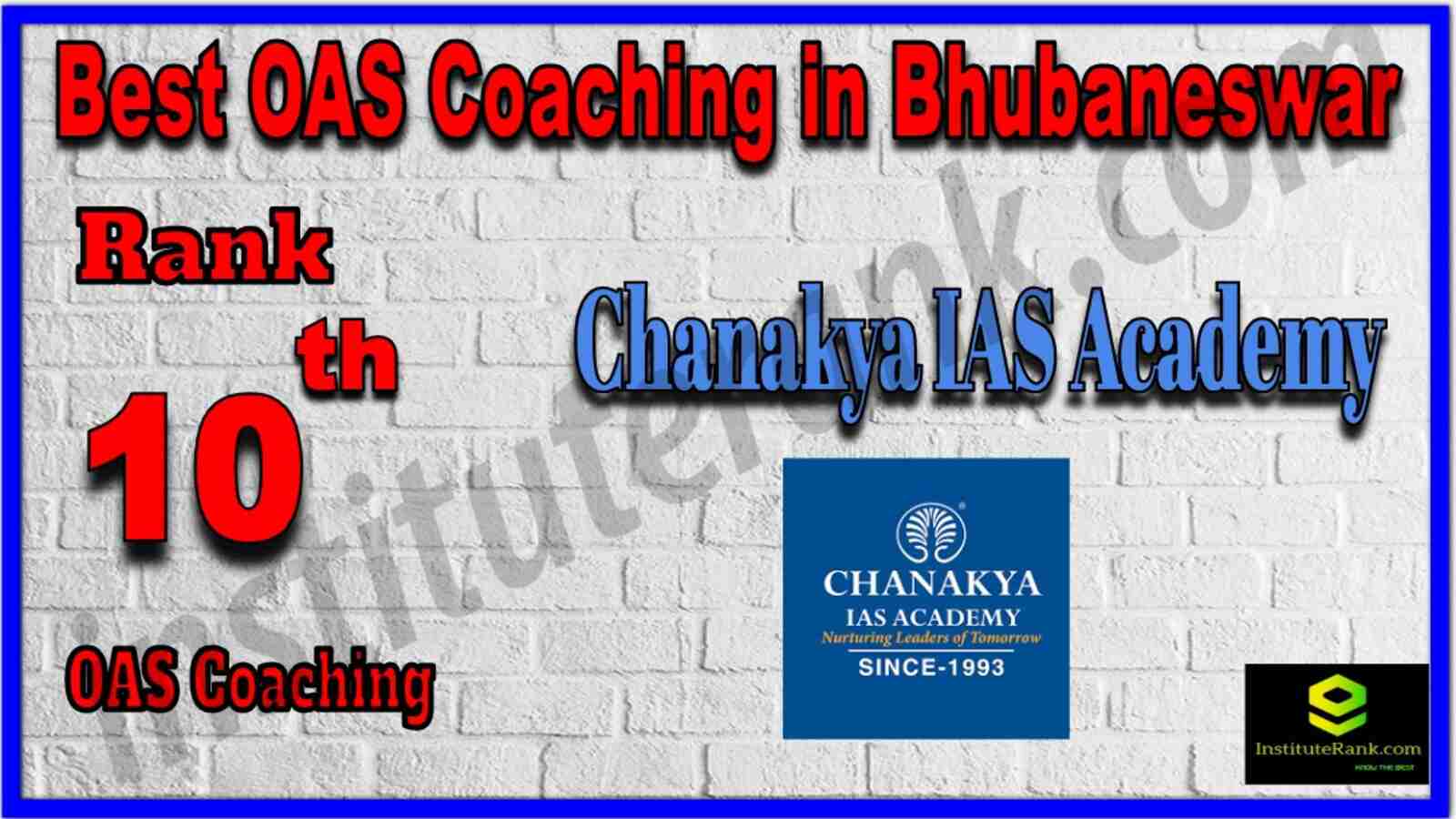 Rank 10 Best OAS Coaching in Bhubaneswar