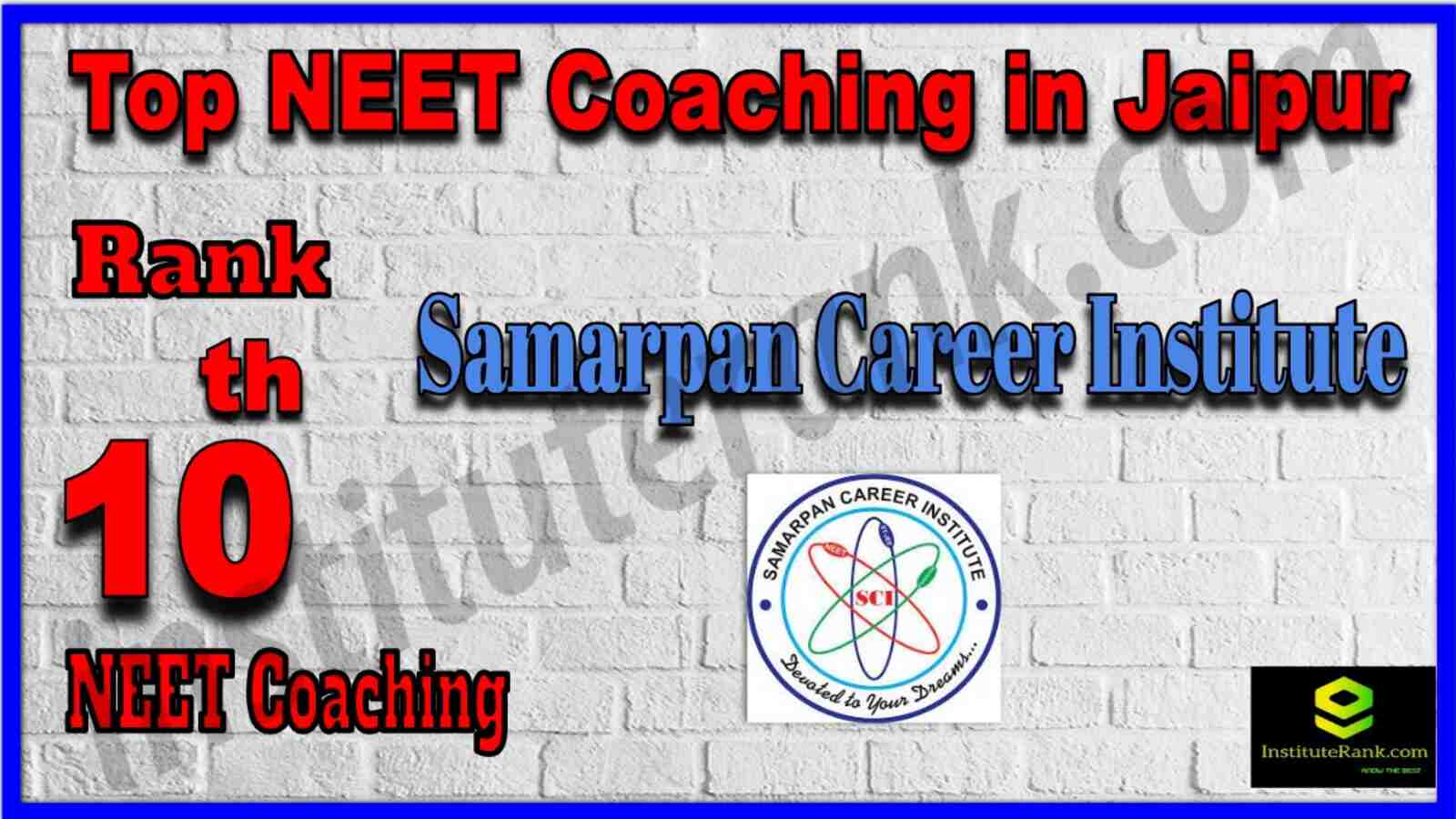 Rank 10 top NEET Coaching in Jaipur