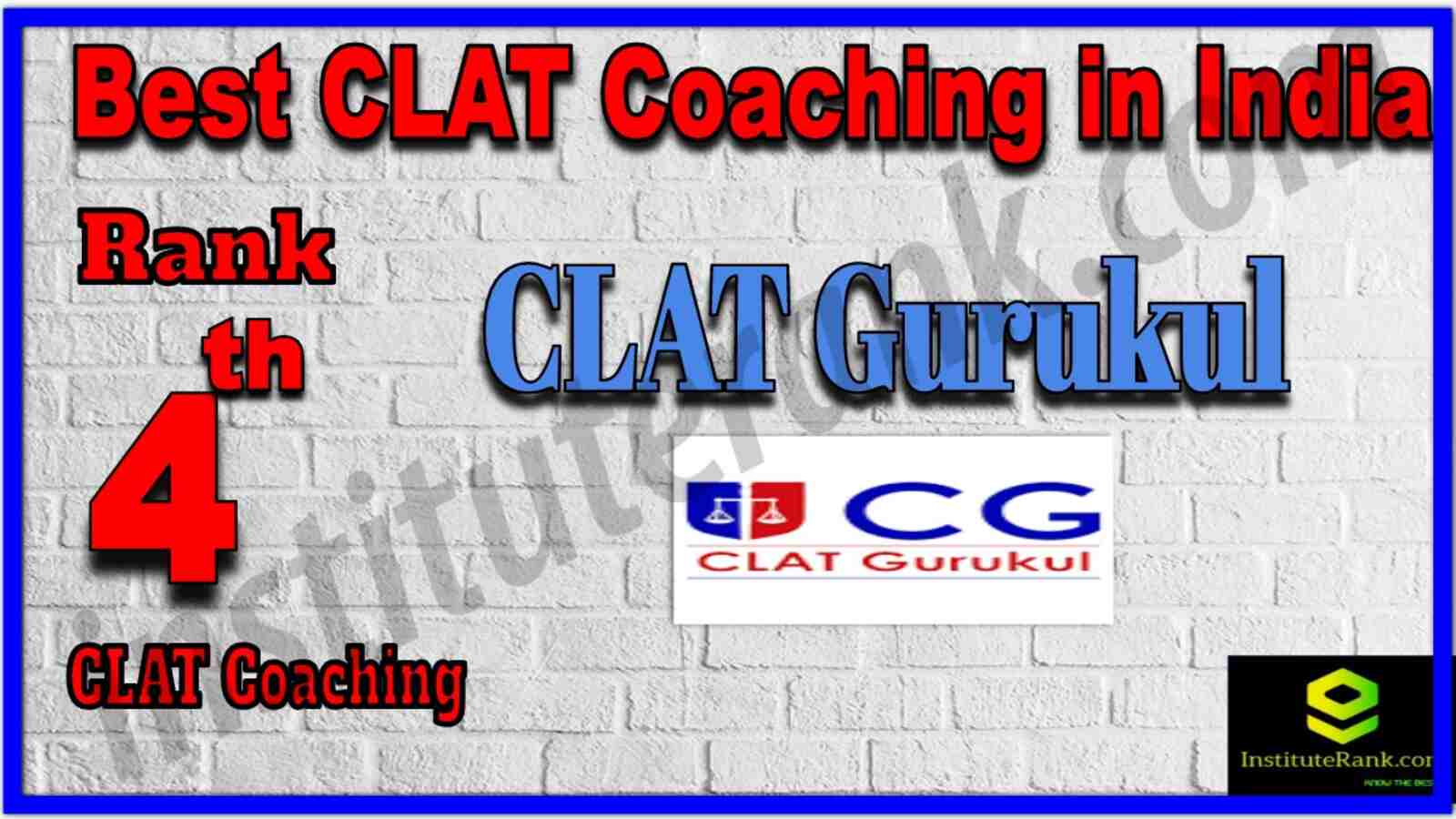 Rank 4 Best CLAT Coaching in India