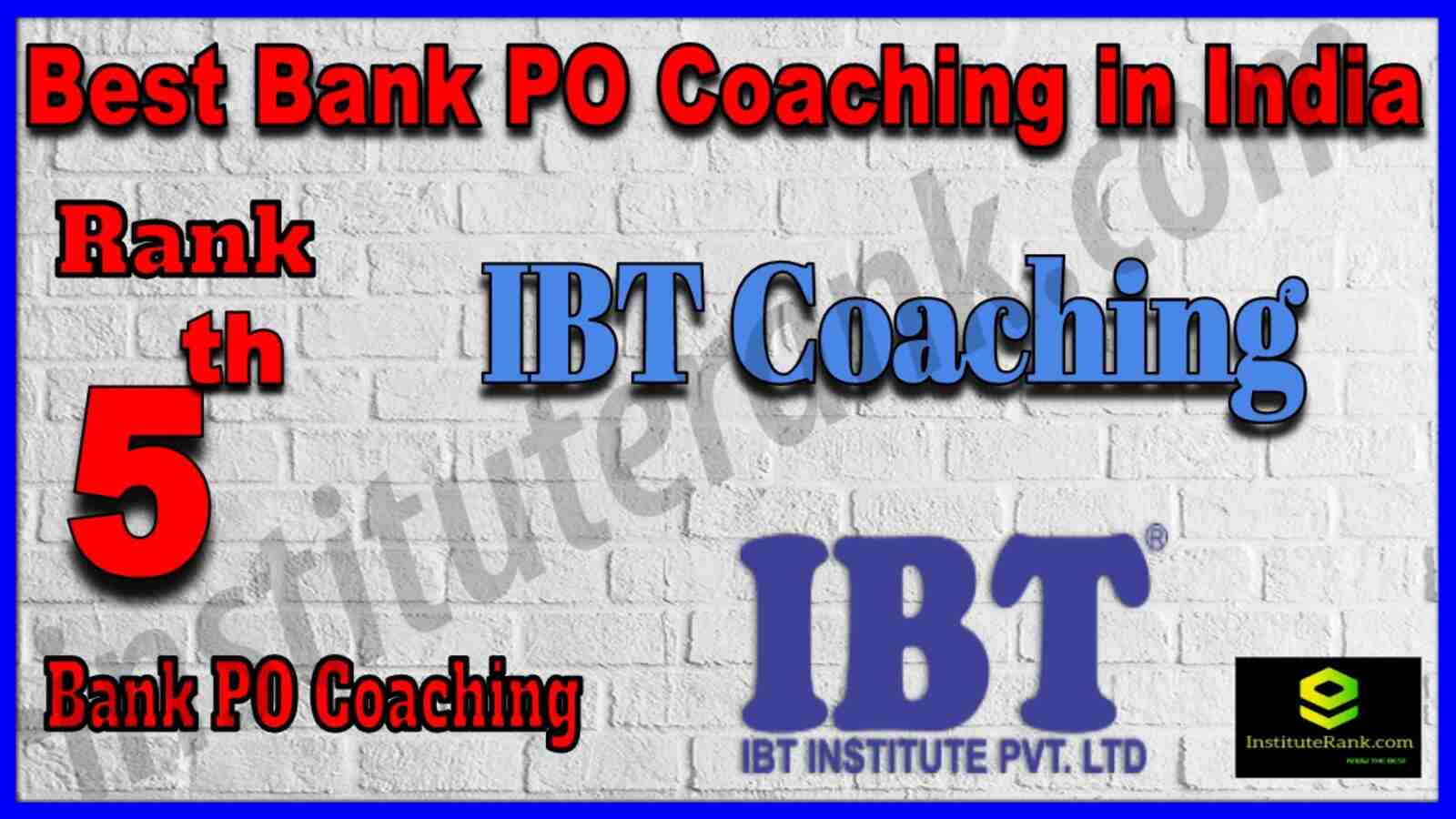Rank 5 Best Bank PO Coaching in India