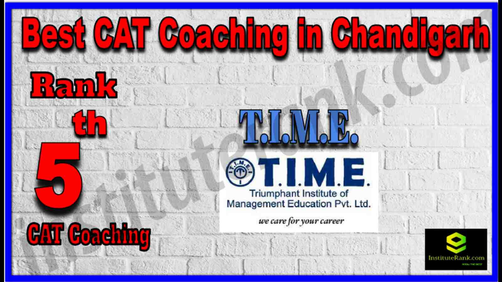 Rank 5 Best CAT Coaching in Chandigarh