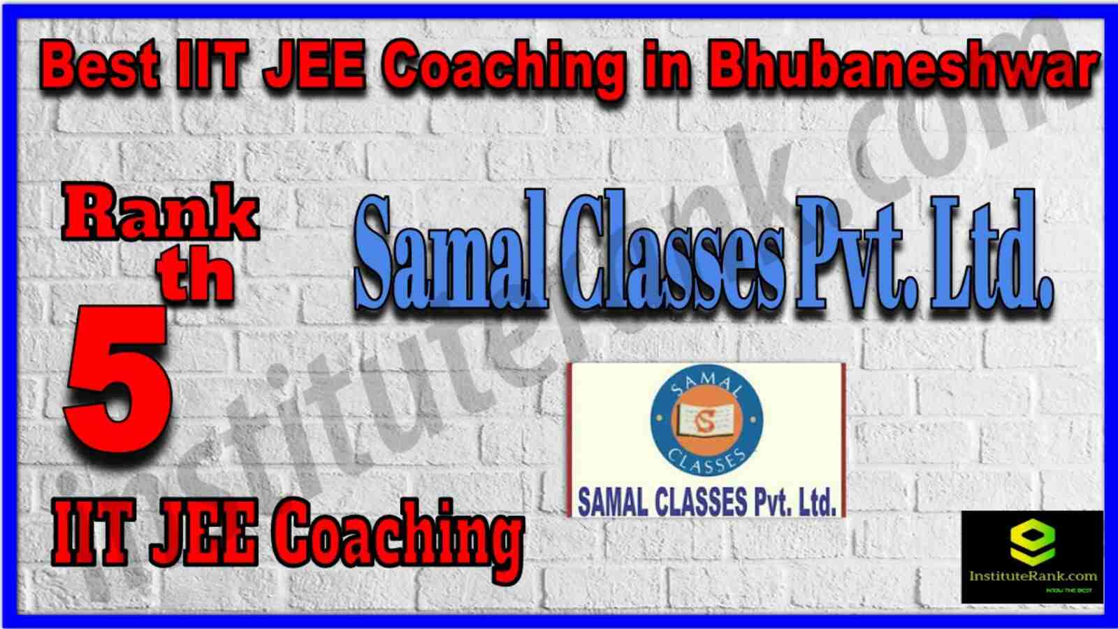 Rank 5 Best IIT JEE Coaching in Bhubaneshwar