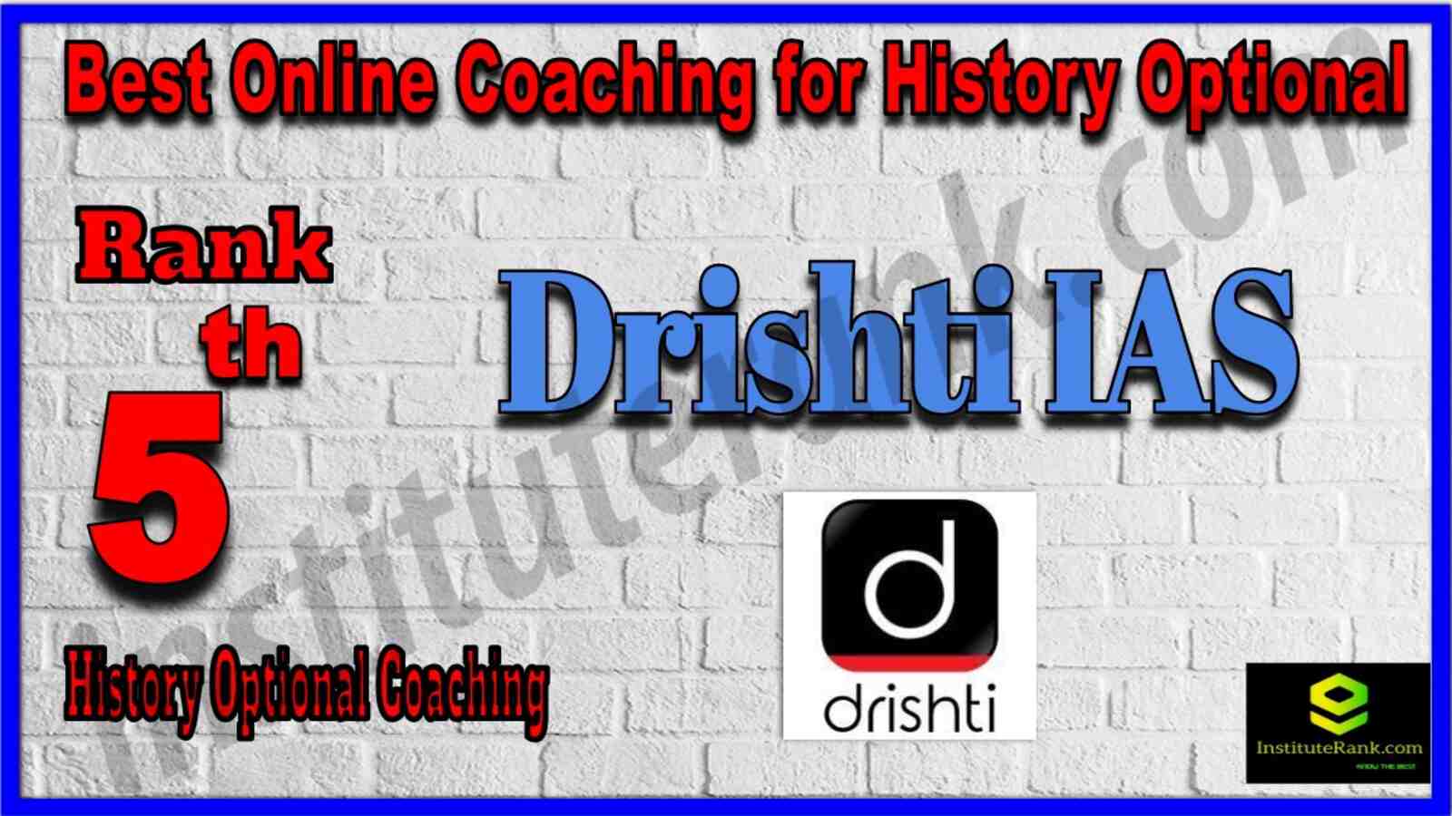Rank 5 Best Online Coaching for History Optional