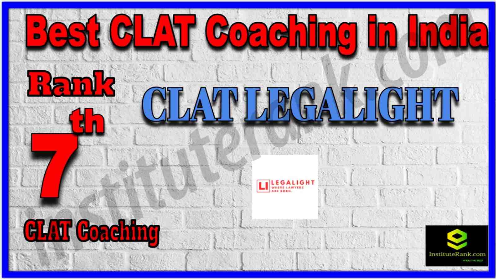 Rank 7 Best CLAT Coaching in India