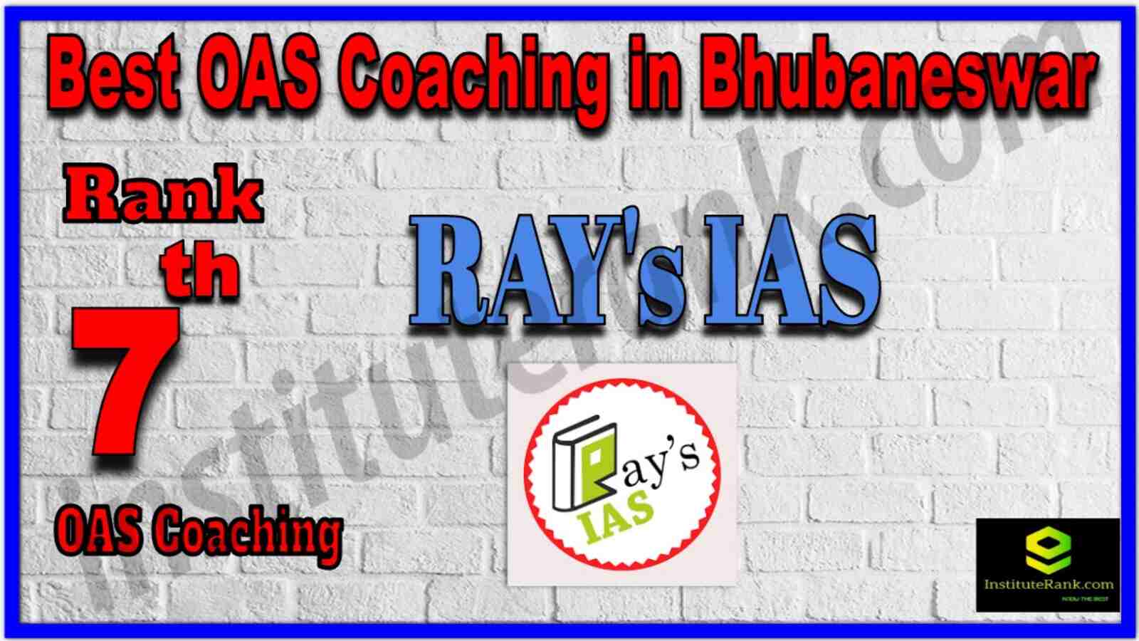 Rank 7 Best OAS Coaching in Bhubaneswar