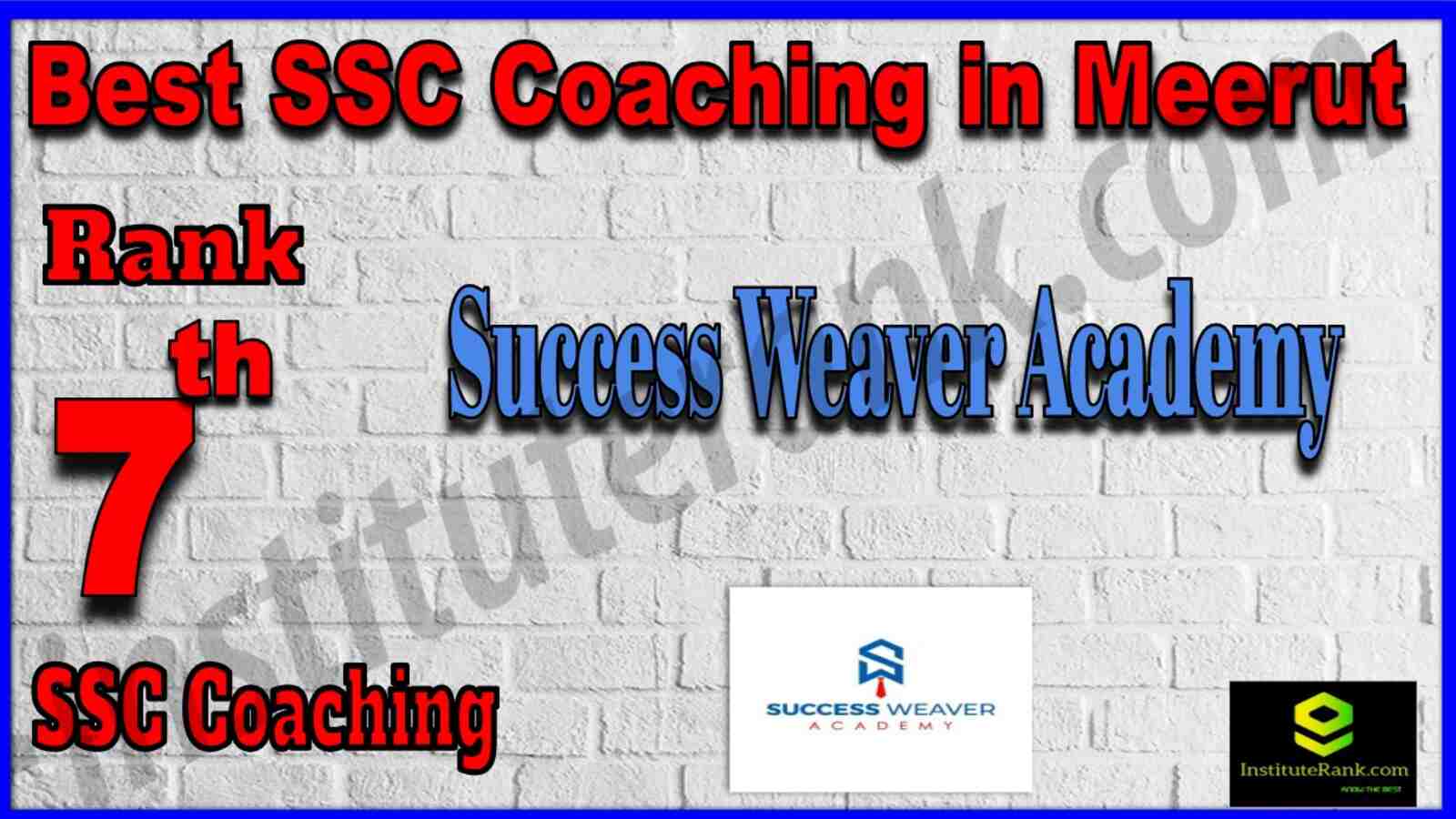 Rank 7 Best SSC Coaching in Meerut 2022