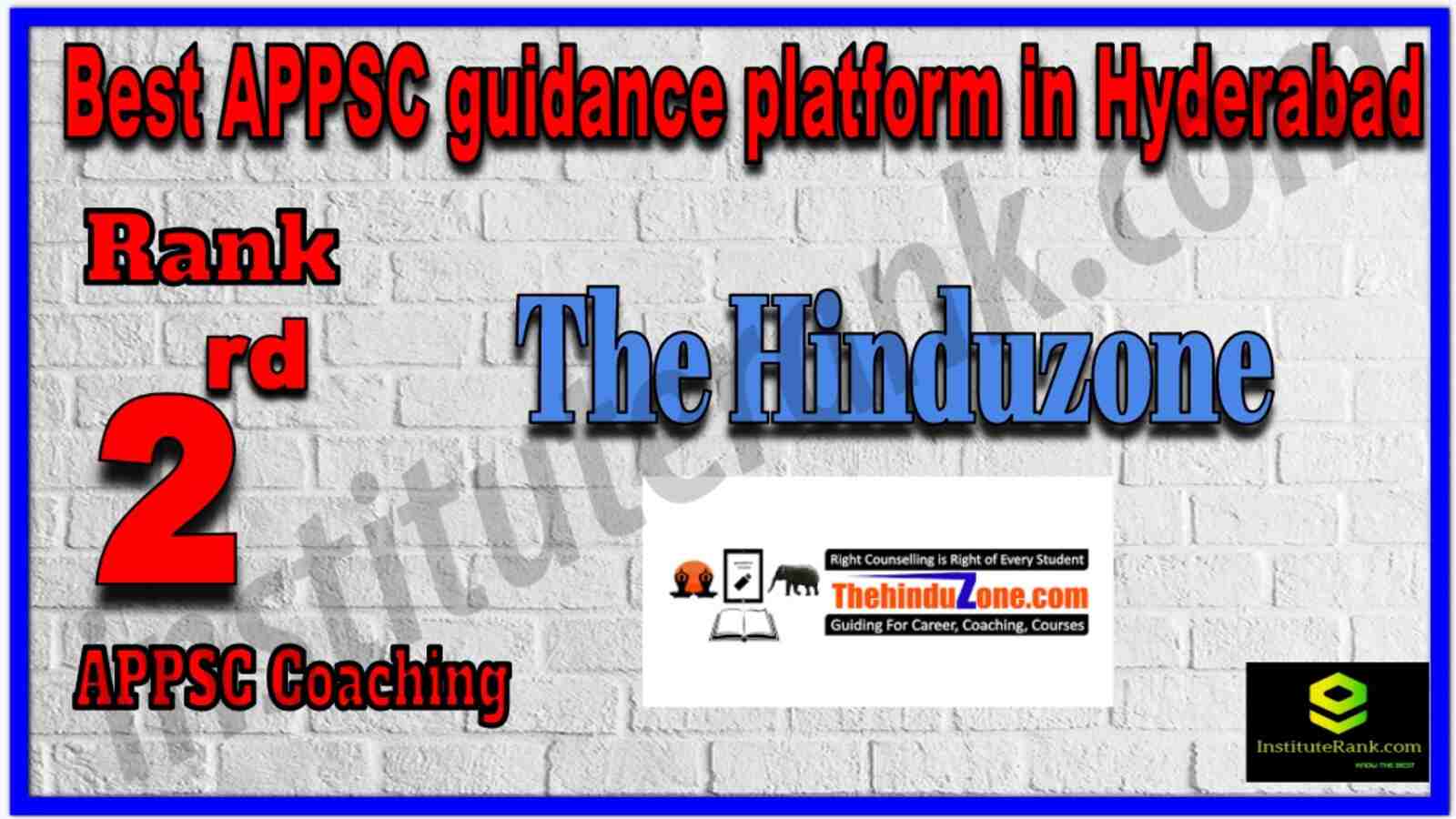 Rank 2 Best APPSC Coaching in Hyderabad