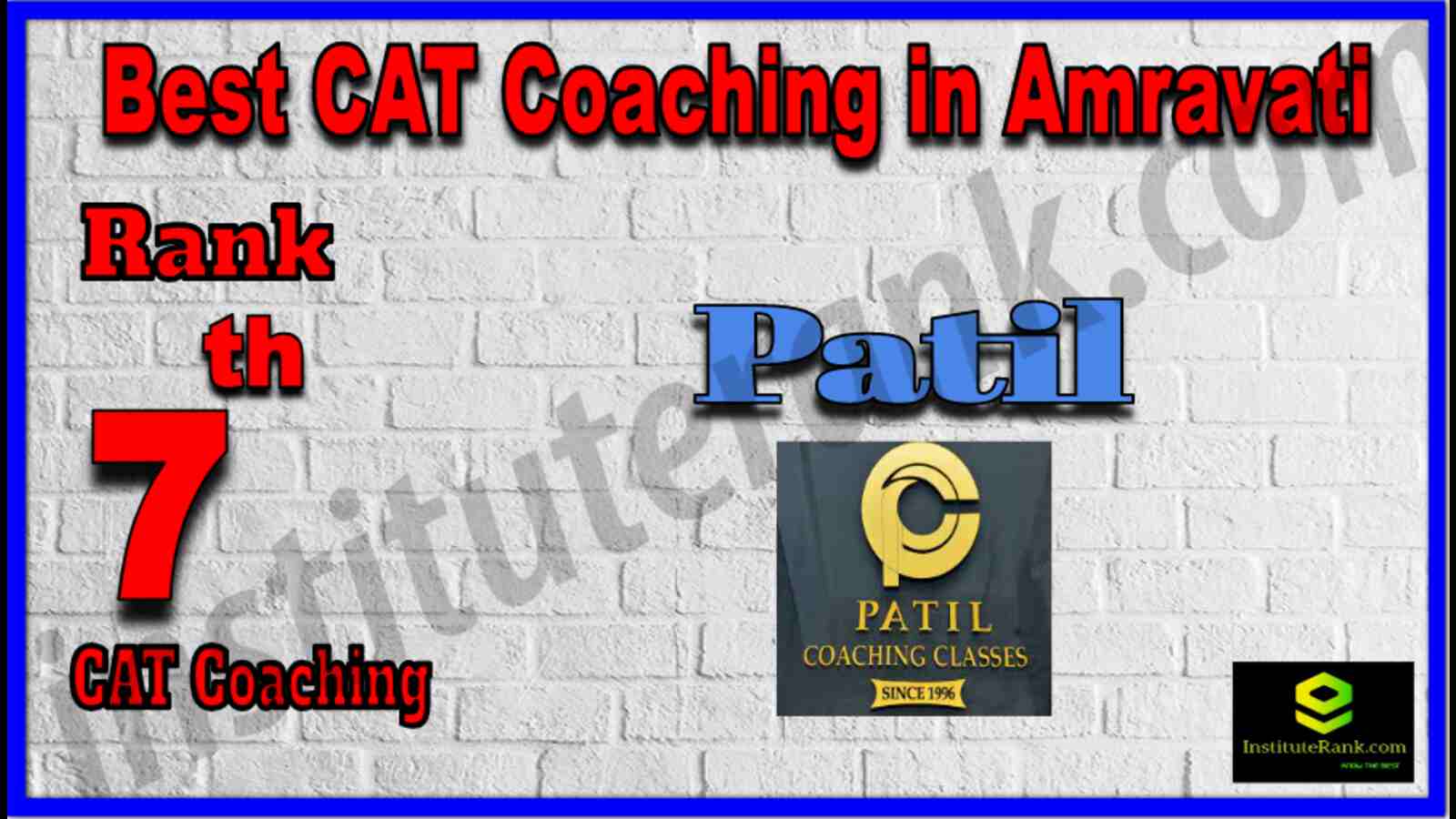 Rank 7 Best CAT Coaching in Amravati