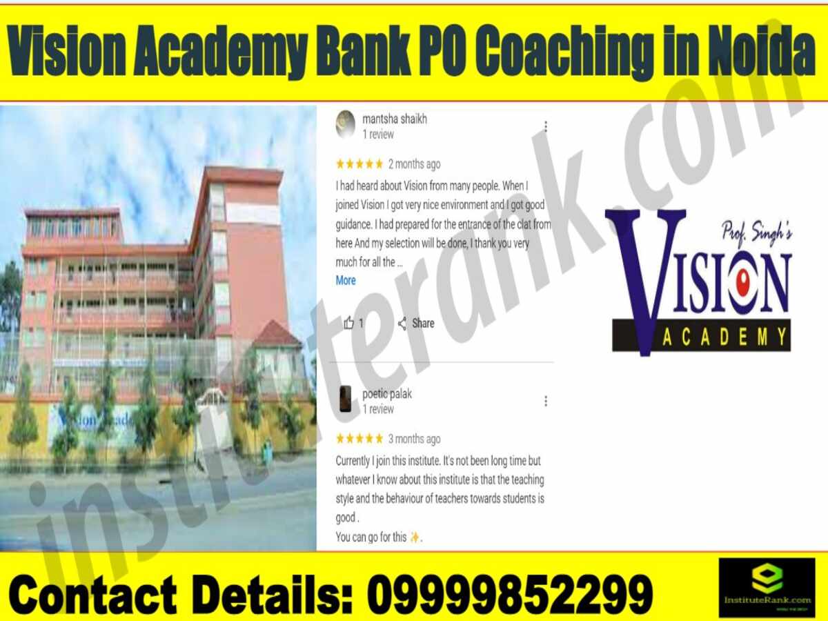 Vision Academy Bank PO Coaching in Noida
